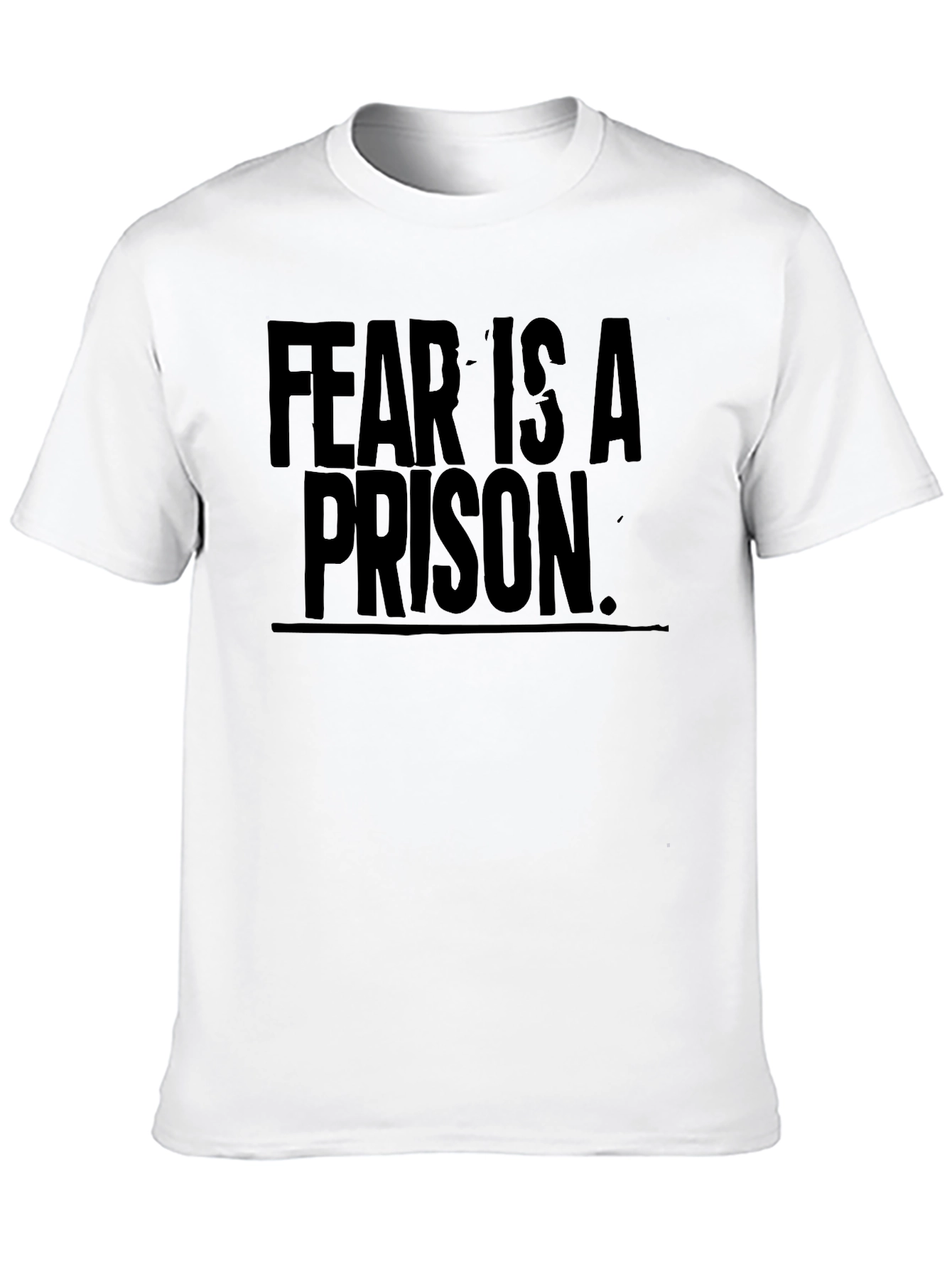 Black Fear is a Prison Graphic Tee - Bold Statement Shirt view 10