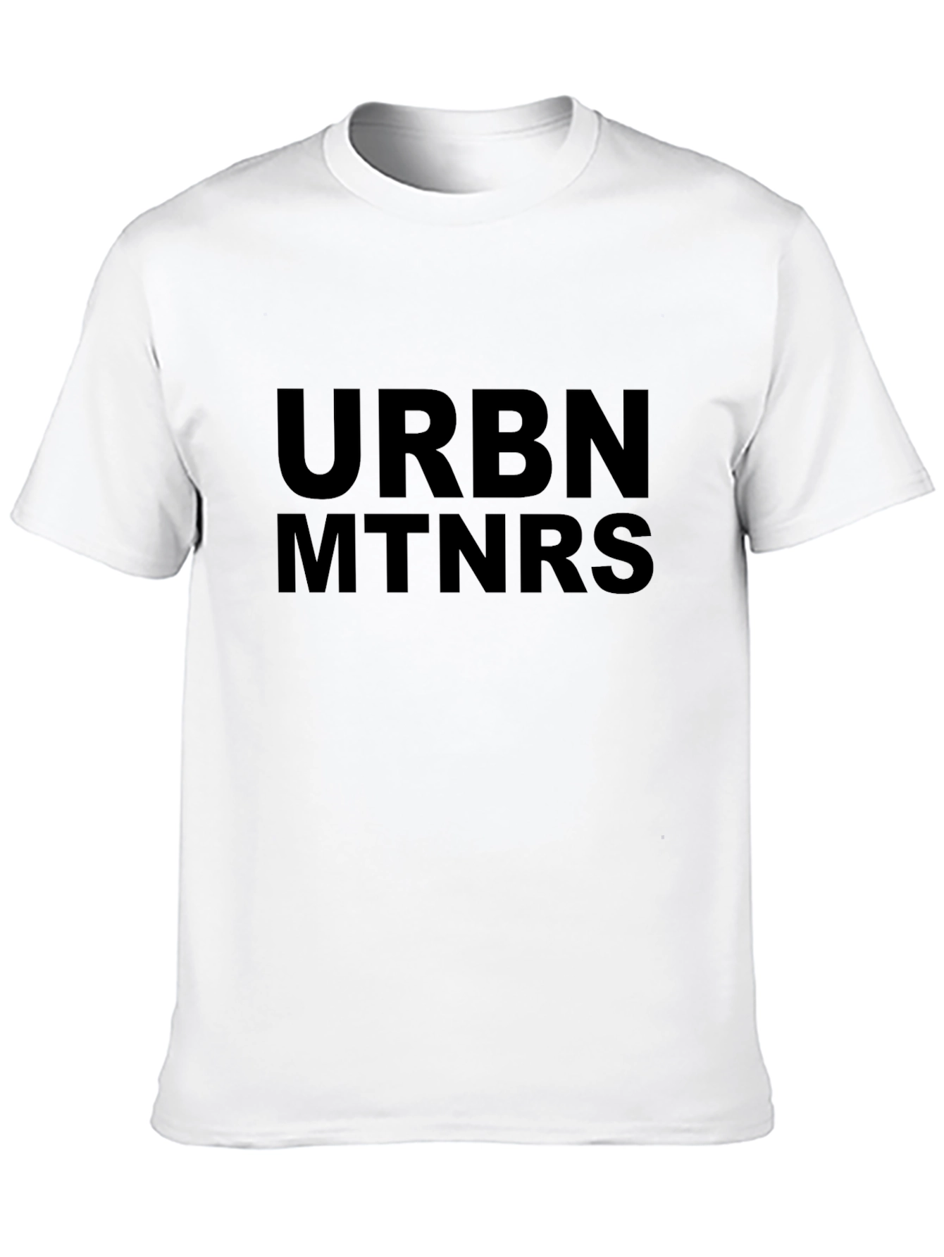 Black URBN MTNRS Black T-Shirt view 10