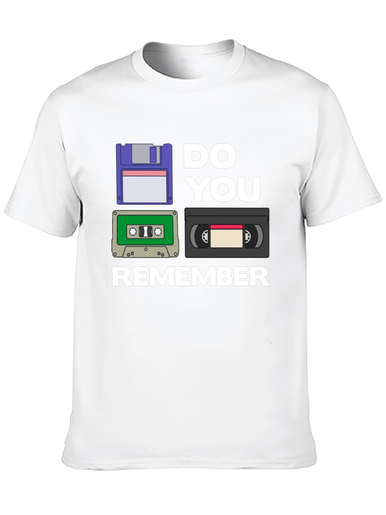 Black Retro Media T-Shirt - Do You Remember? view 10