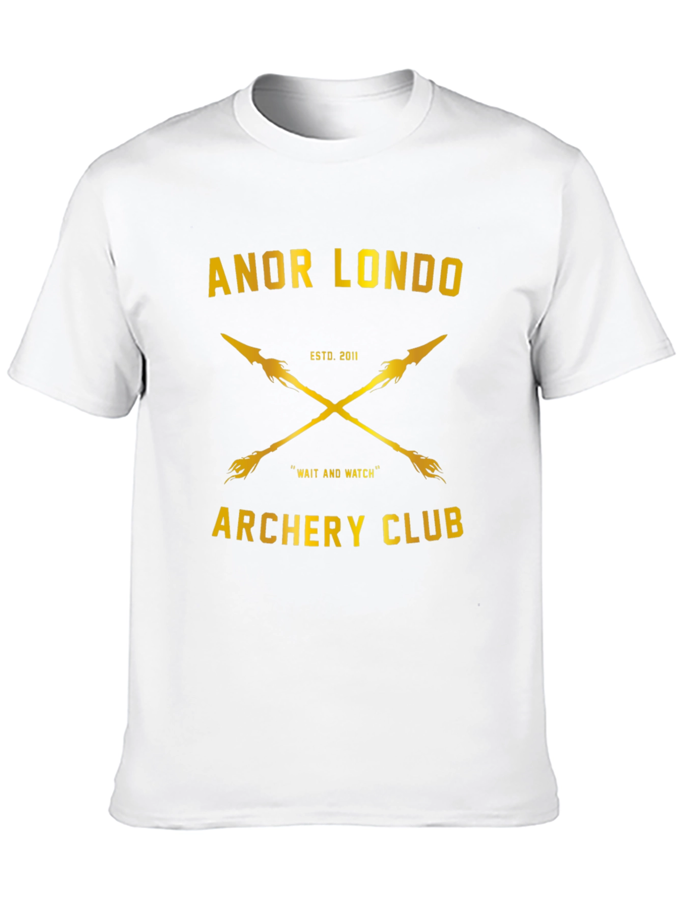 Black Anor Londo Archery Club T-Shirt - Black view 10