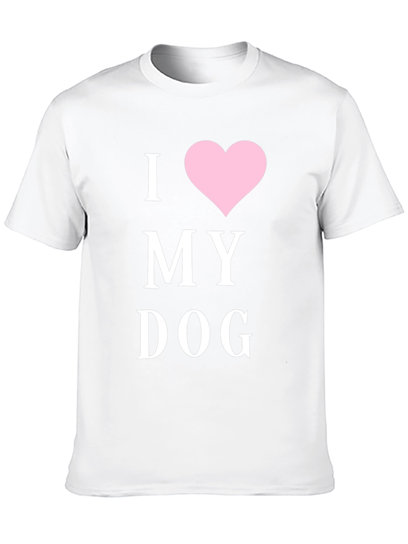 Black I Heart My Dog T-Shirt - Black Cotton Blend view 10