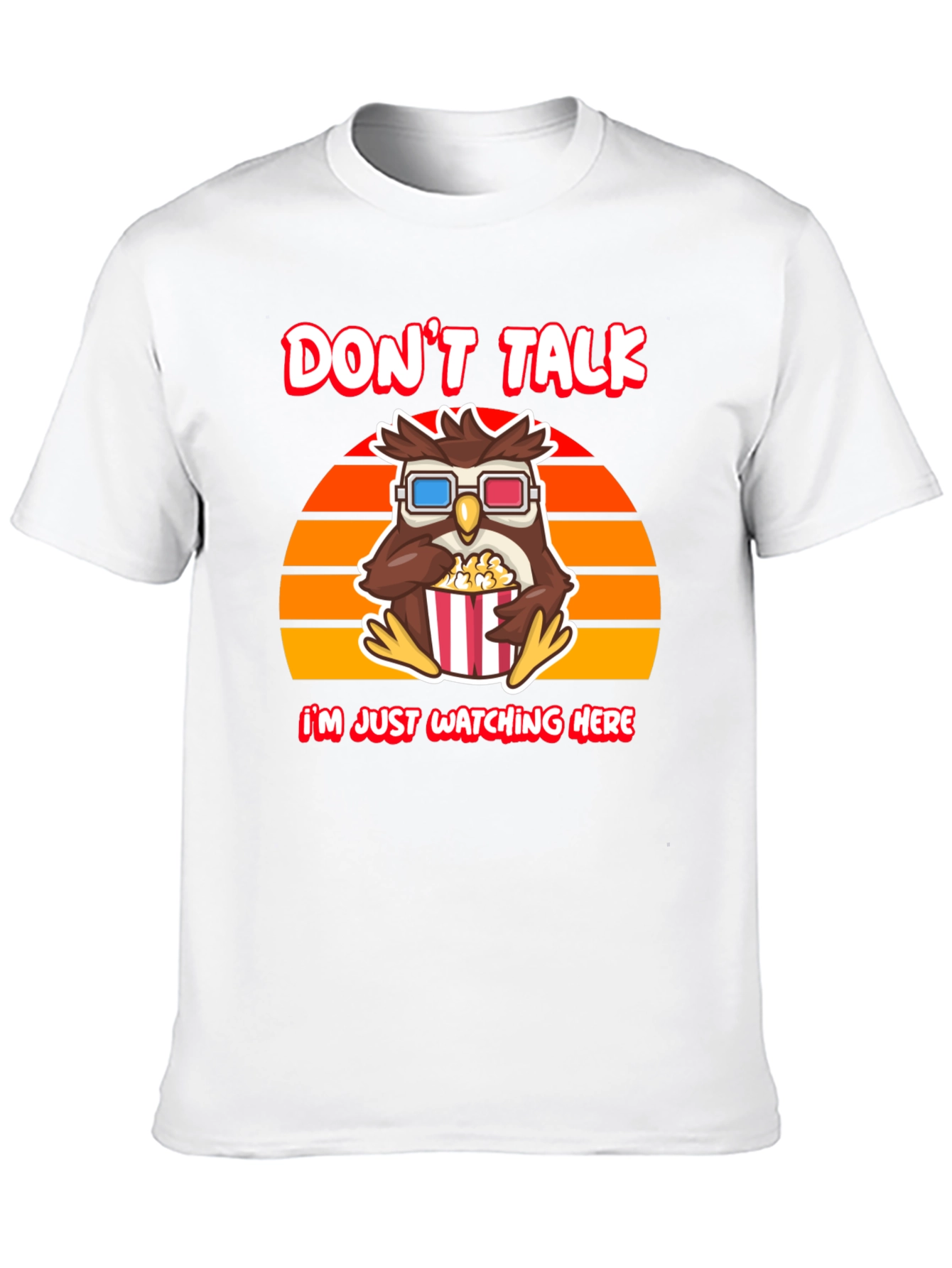 Black Don't Talk T-Shirt - Owl Watching Movie Tee view 10