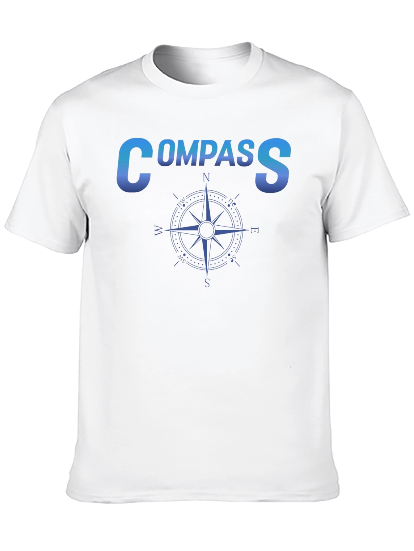 Black Compass Graphic Black T-Shirt - Travel & Adventure Ready view 10