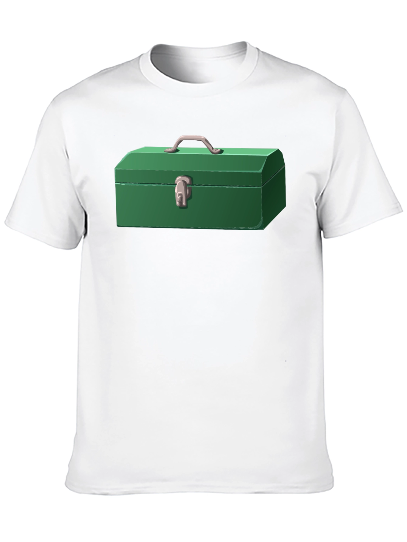 Black Toolbox T-Shirt: Cartoon Graphic Tee view 10