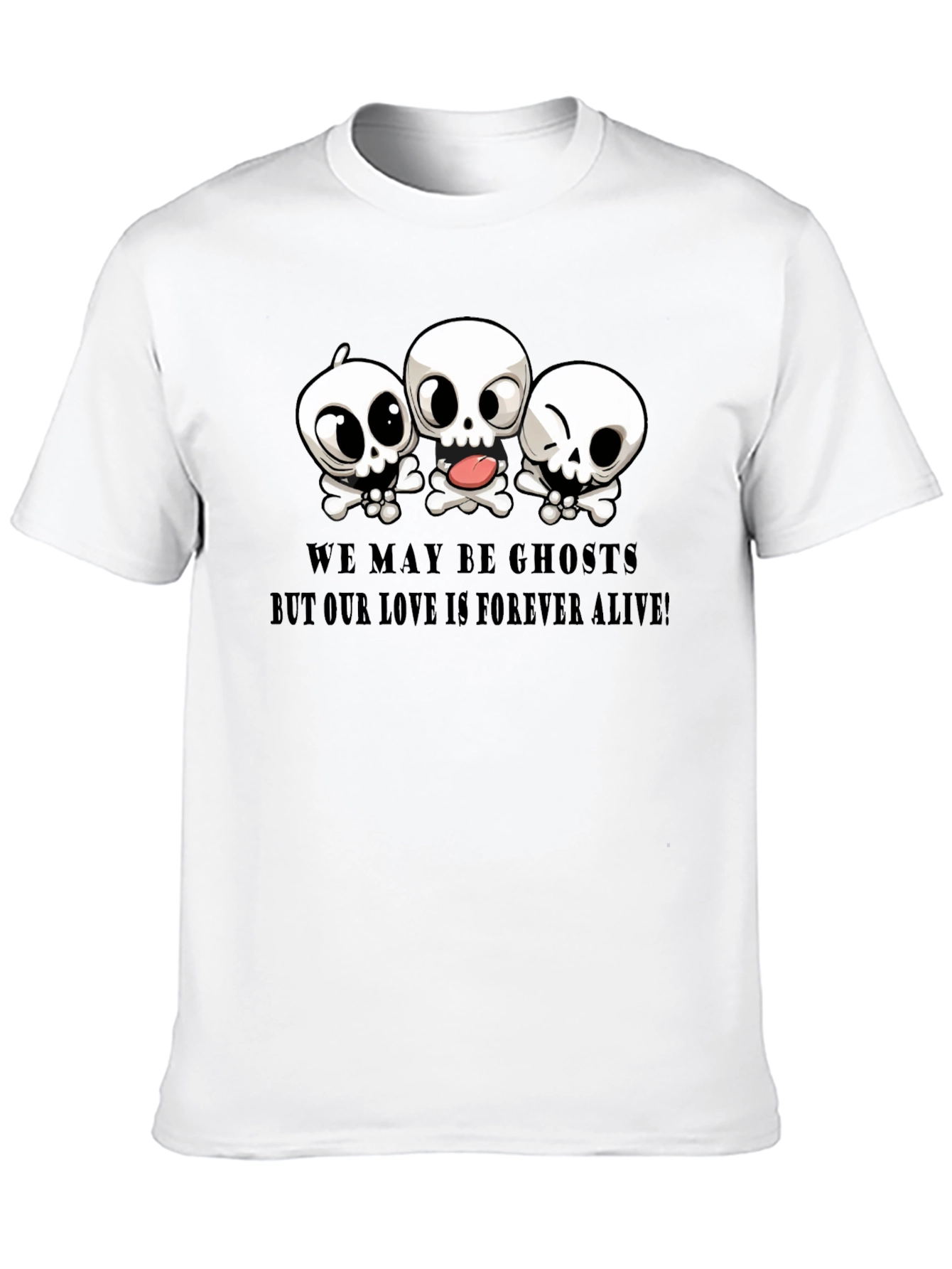 Black Ghost Love T-Shirt view 10