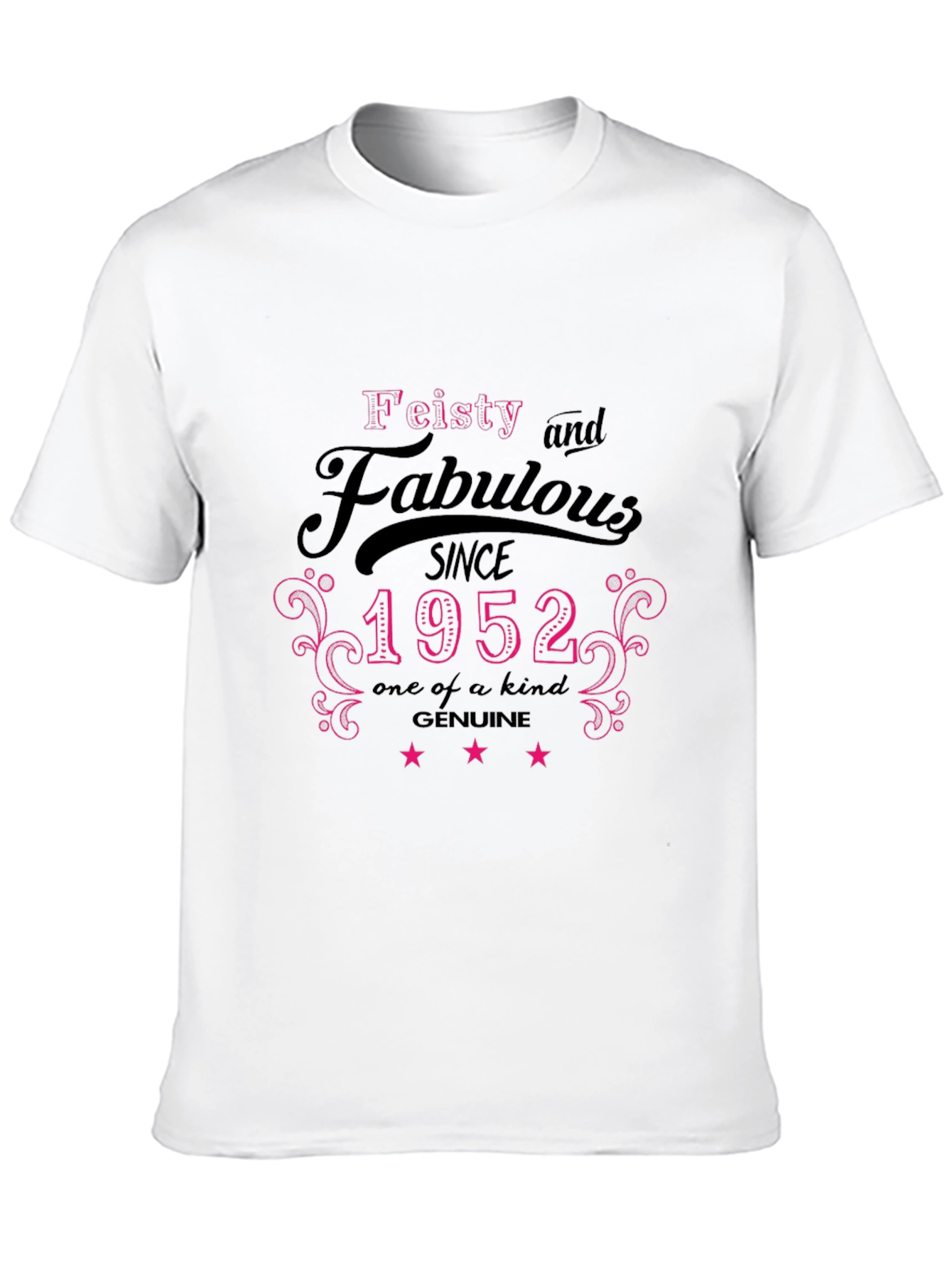 Black Feisty & Fabulous Since 1952 T-Shirt view 10