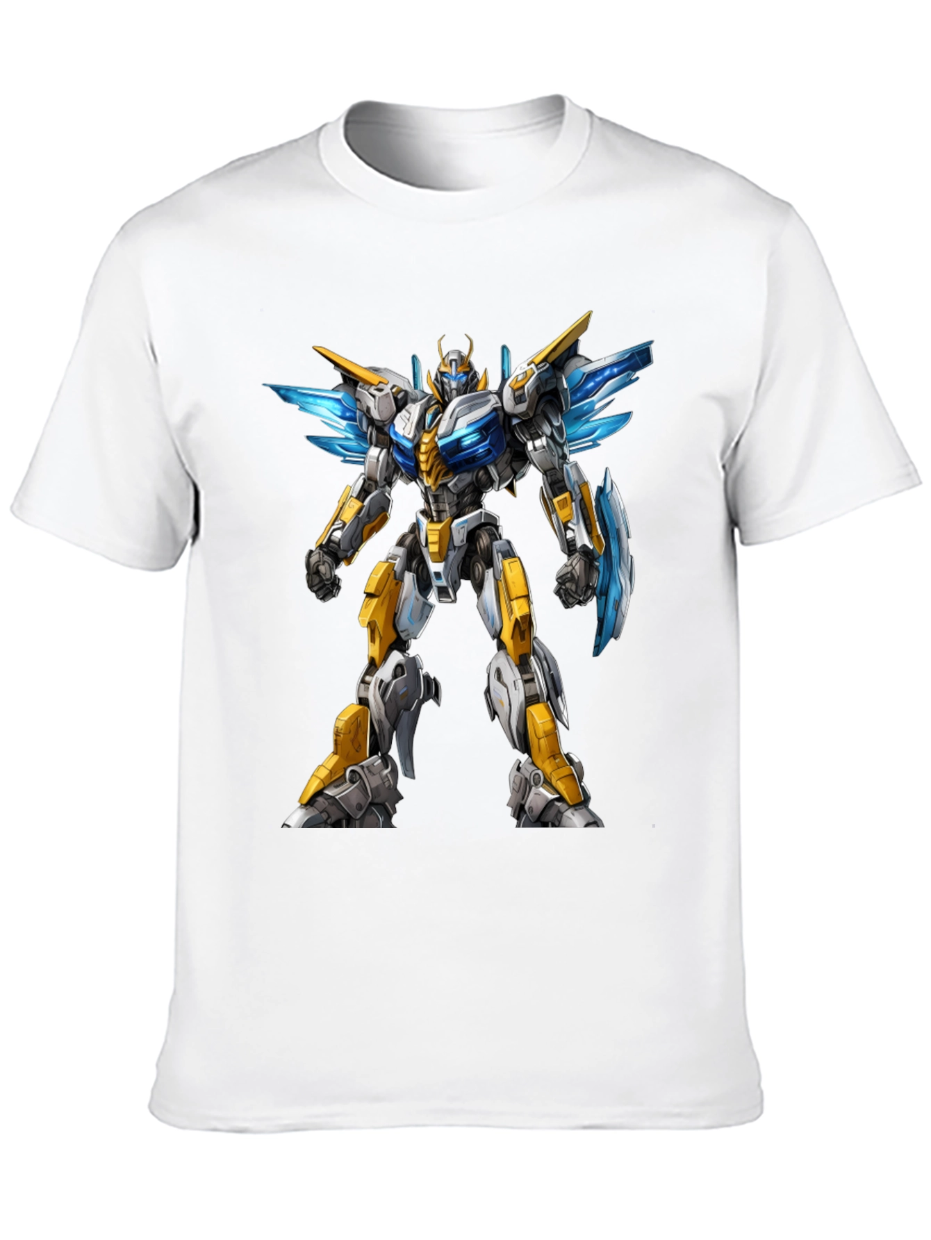 Black Robot Graphic Black Tee view 10