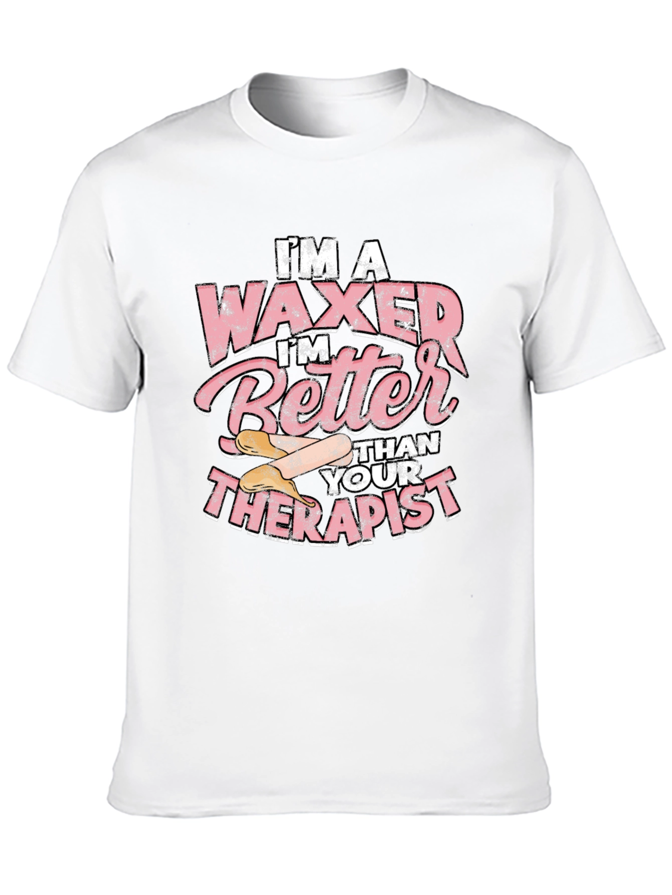 Black Waxer Better Than Therapist Tee - Funny Esthetician T-Shirt view 10
