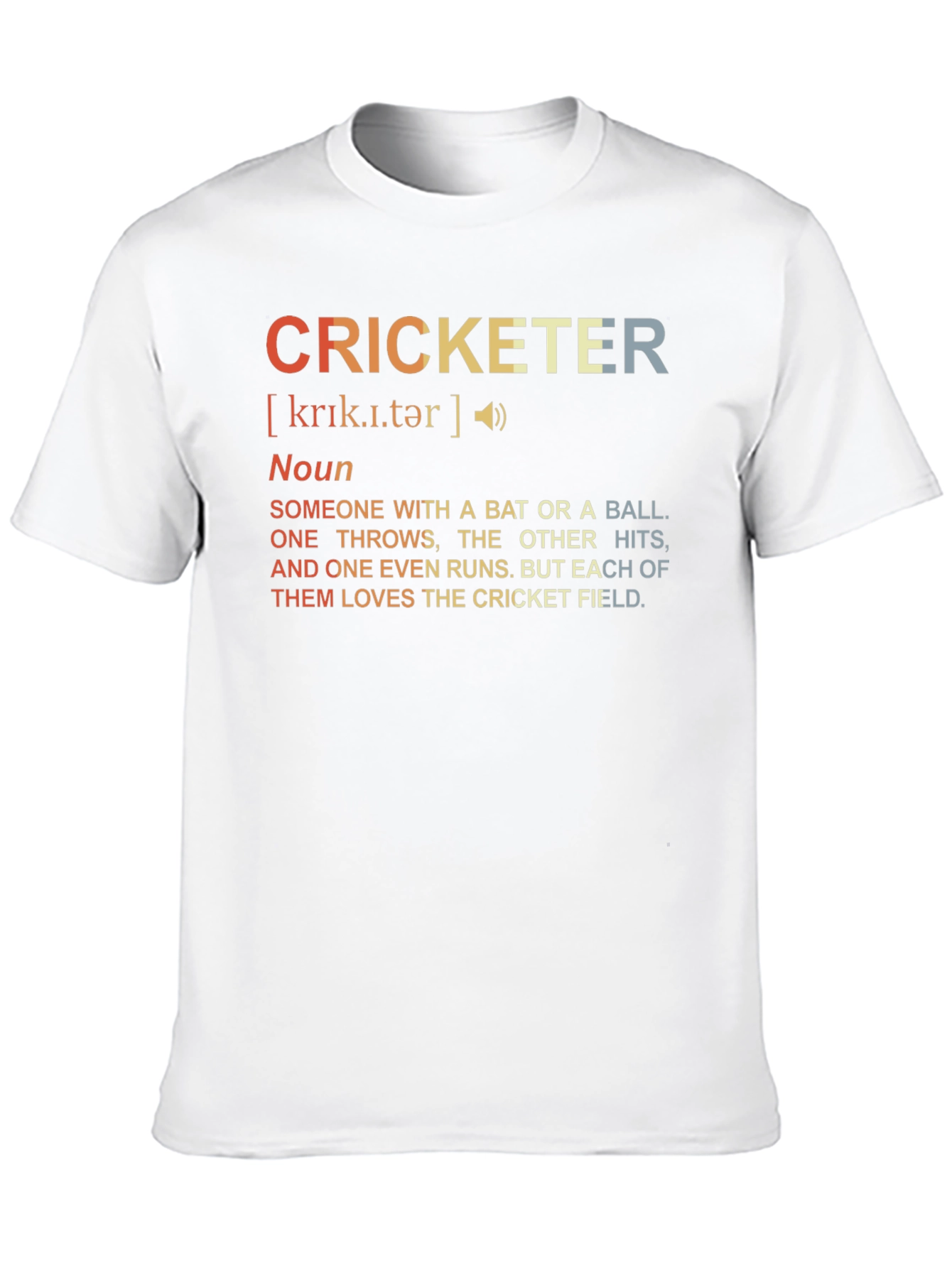 Black Cricketer Definition T-Shirt view 10