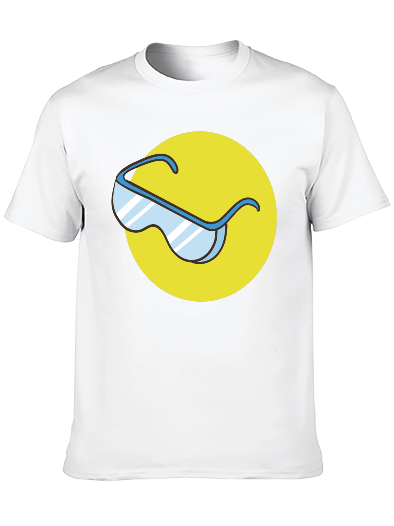 Black Cool Shades Graphic Tee - Black Cotton Blend view 10