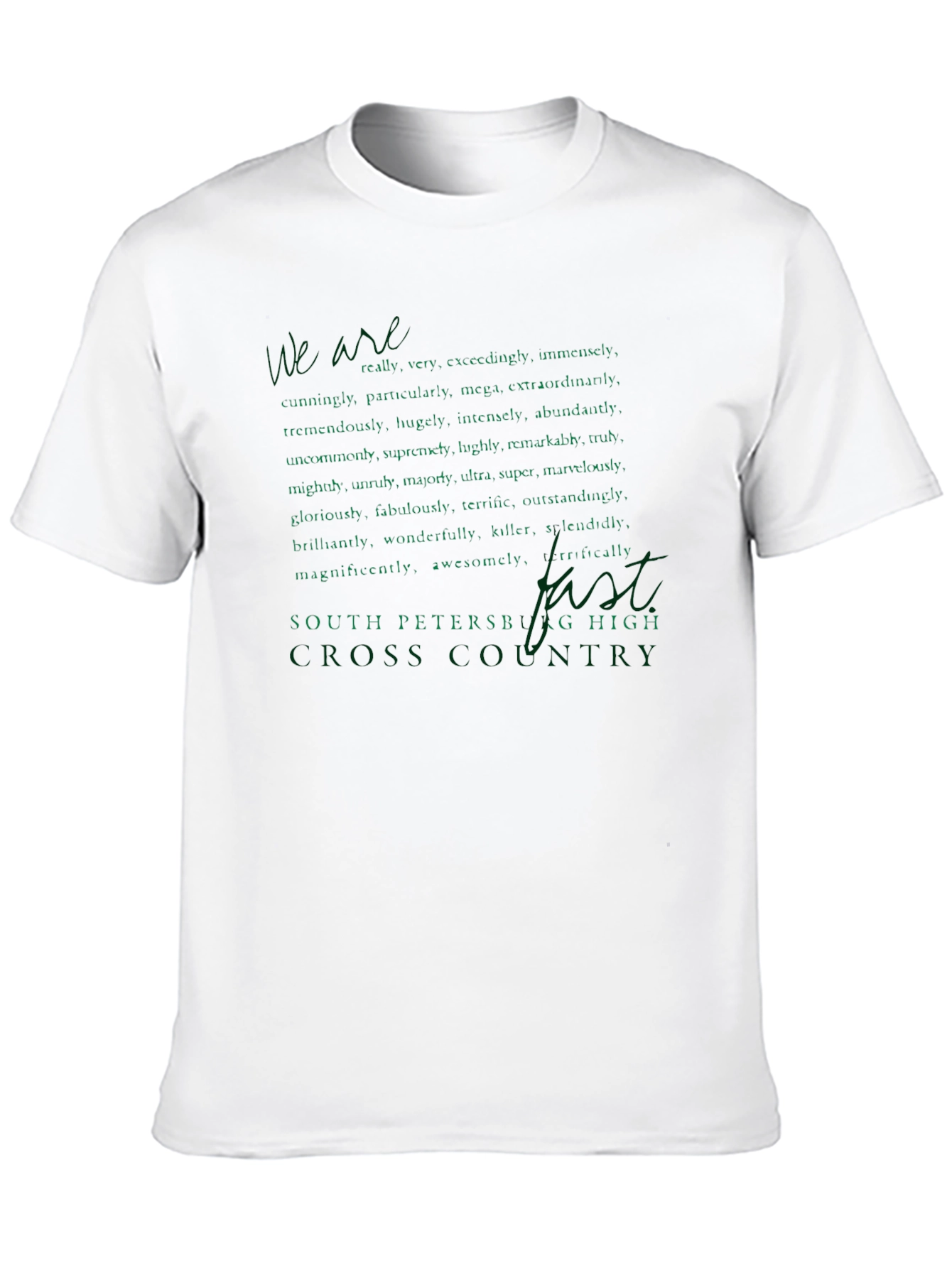 Black Cross Country Motivational Black T-Shirt view 10