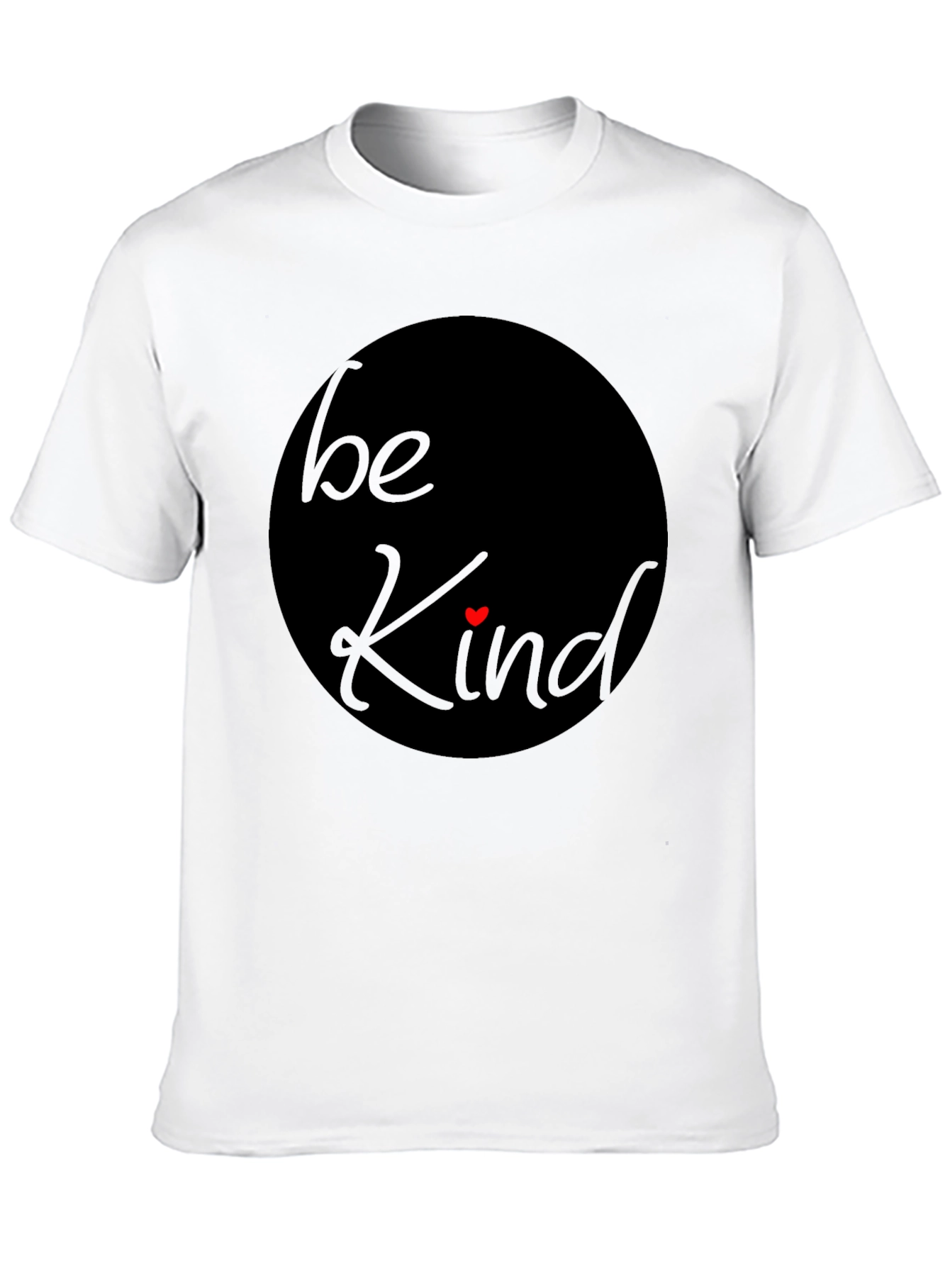 Black Be Kind T-Shirt - Soft Cotton Casual Tee view 10