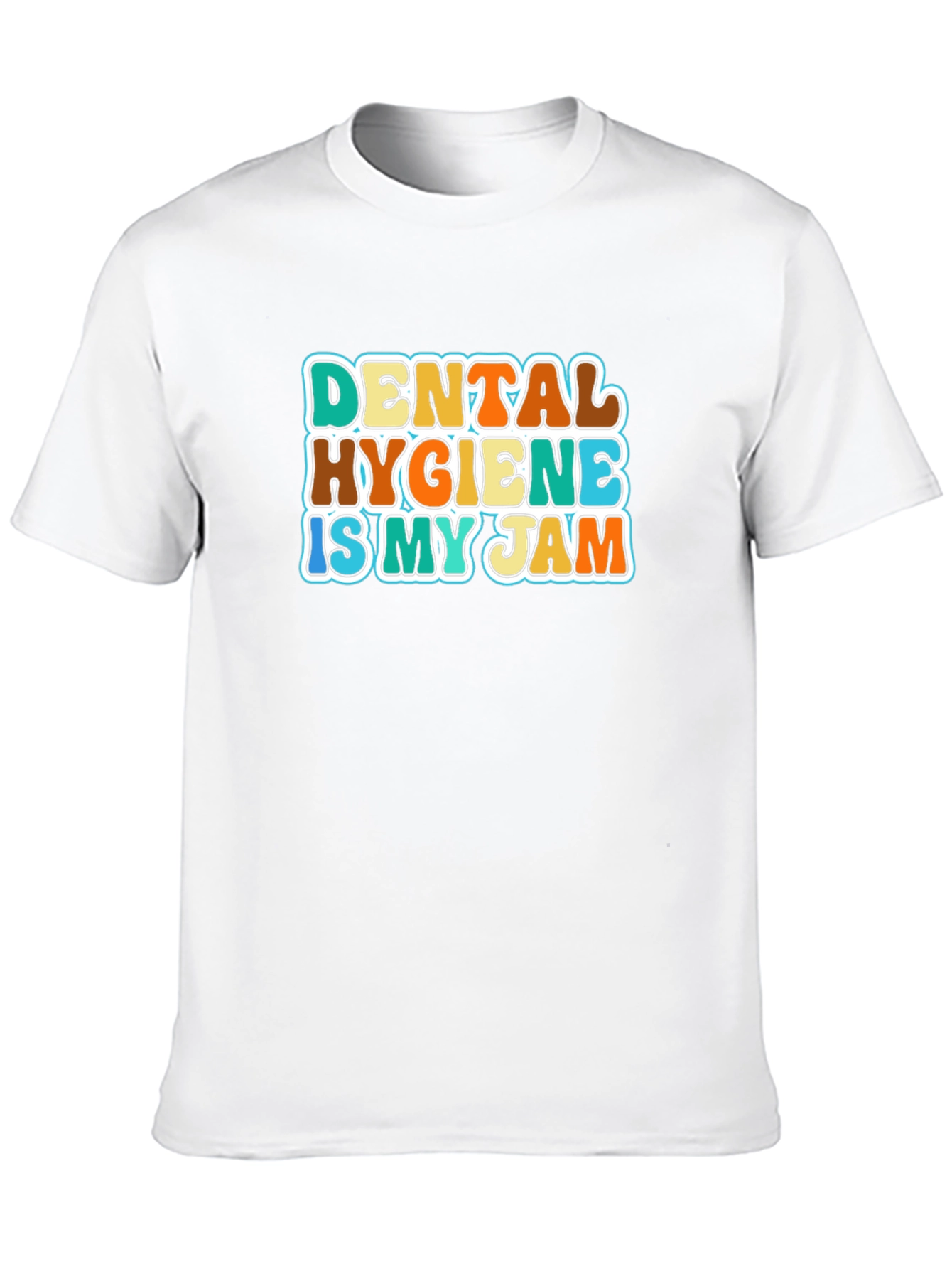 Black Dental Hygiene Is My Jam Retro T-Shirt view 10