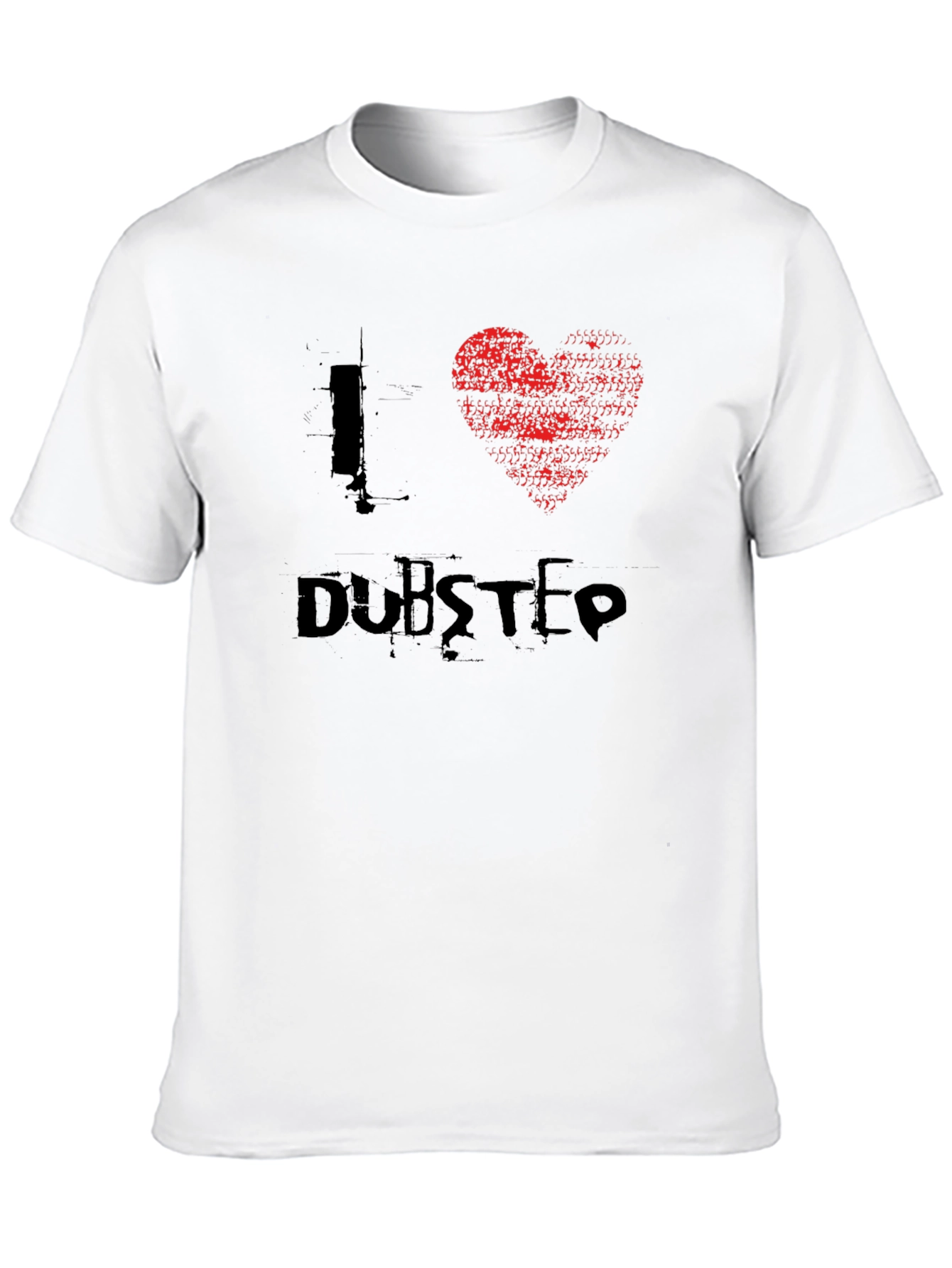 Black I Love Dubstep Black T-Shirt - Music Lover Tee view 10