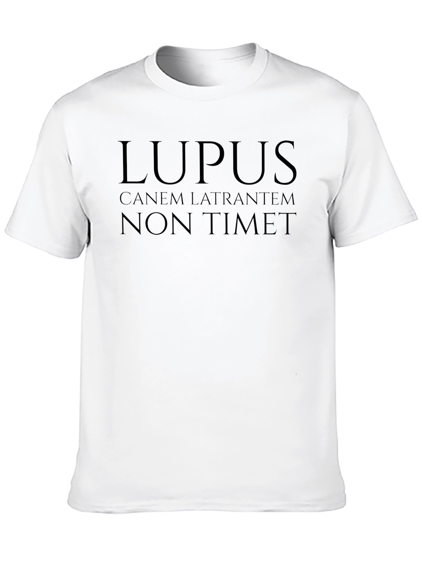 Black Lupus Latin T-Shirt view 10