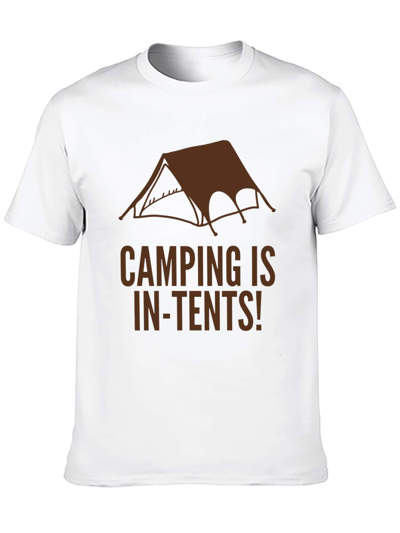 Black Camping Is In-Tents! Graphic Tee view 10