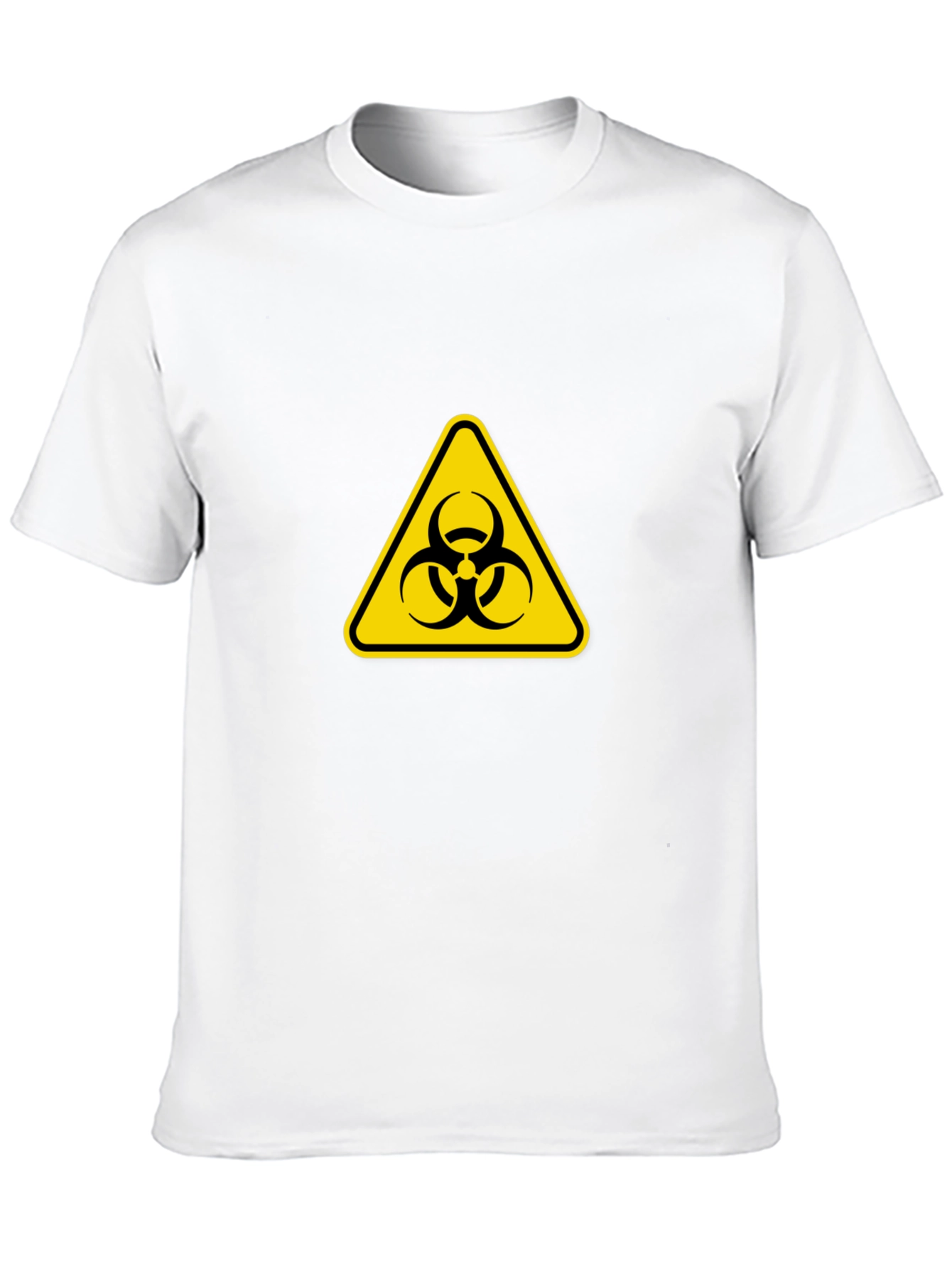 Black Biohazard Symbol T-Shirt - Stylish & Cautionary view 10