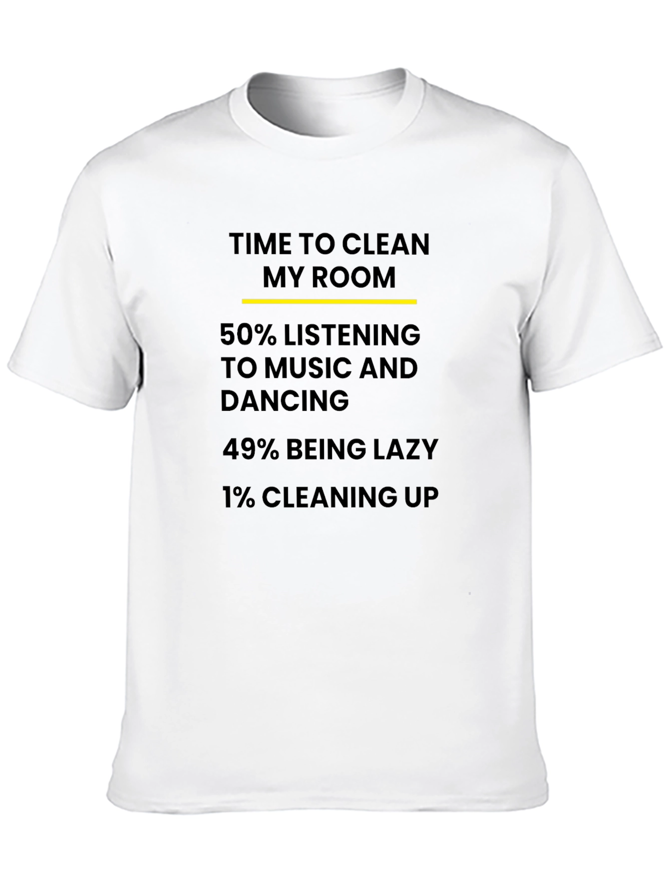 Black Funny Time to Clean My Room T-Shirt view 10