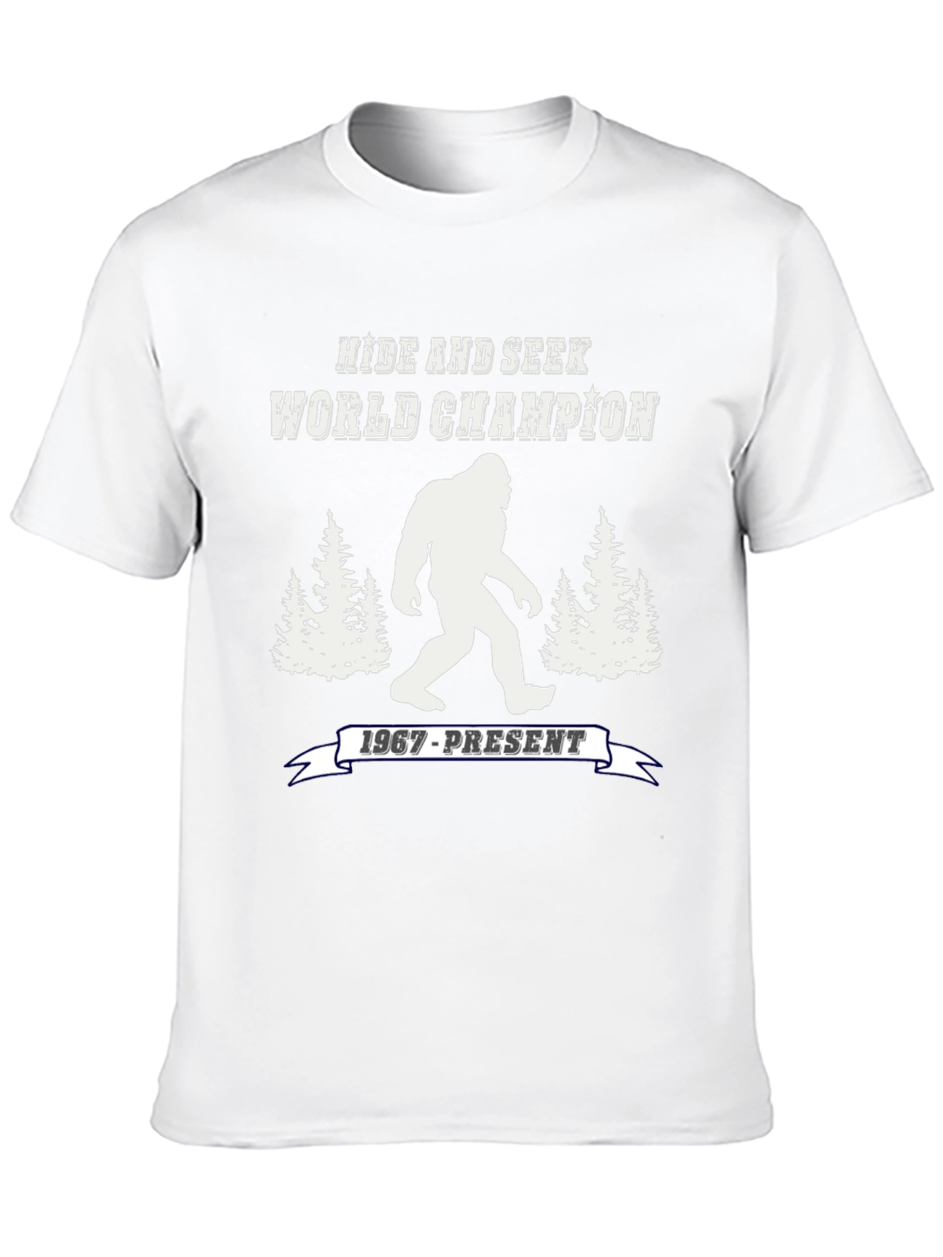 Black Hide and Seek World Champion Bigfoot T-Shirt view 10