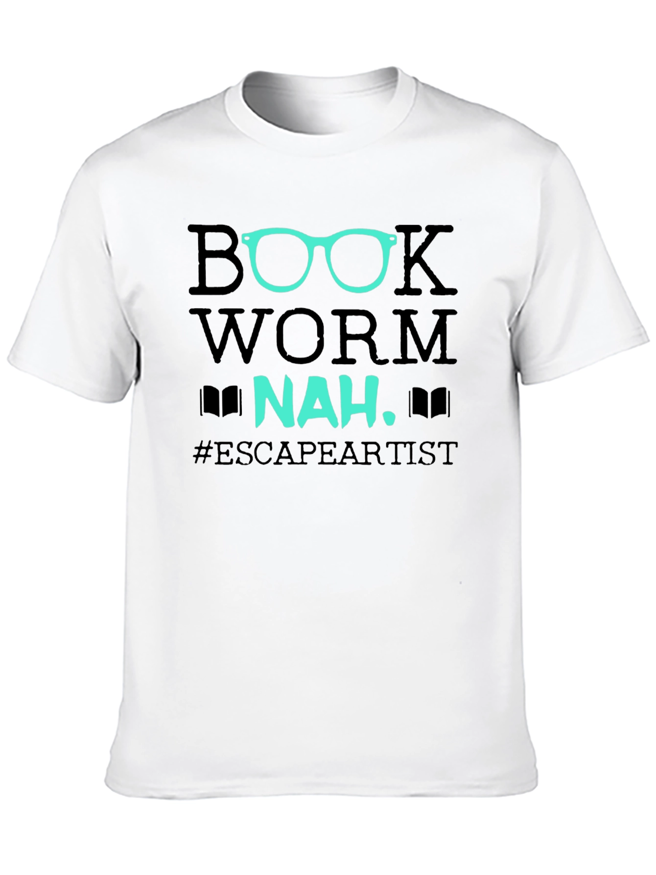 Black Book Worm Nah Escape Artist T-Shirt view 10