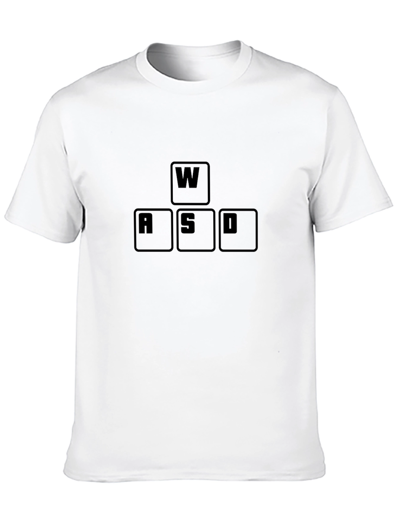 Black WASD Gaming T-Shirt - Black view 10