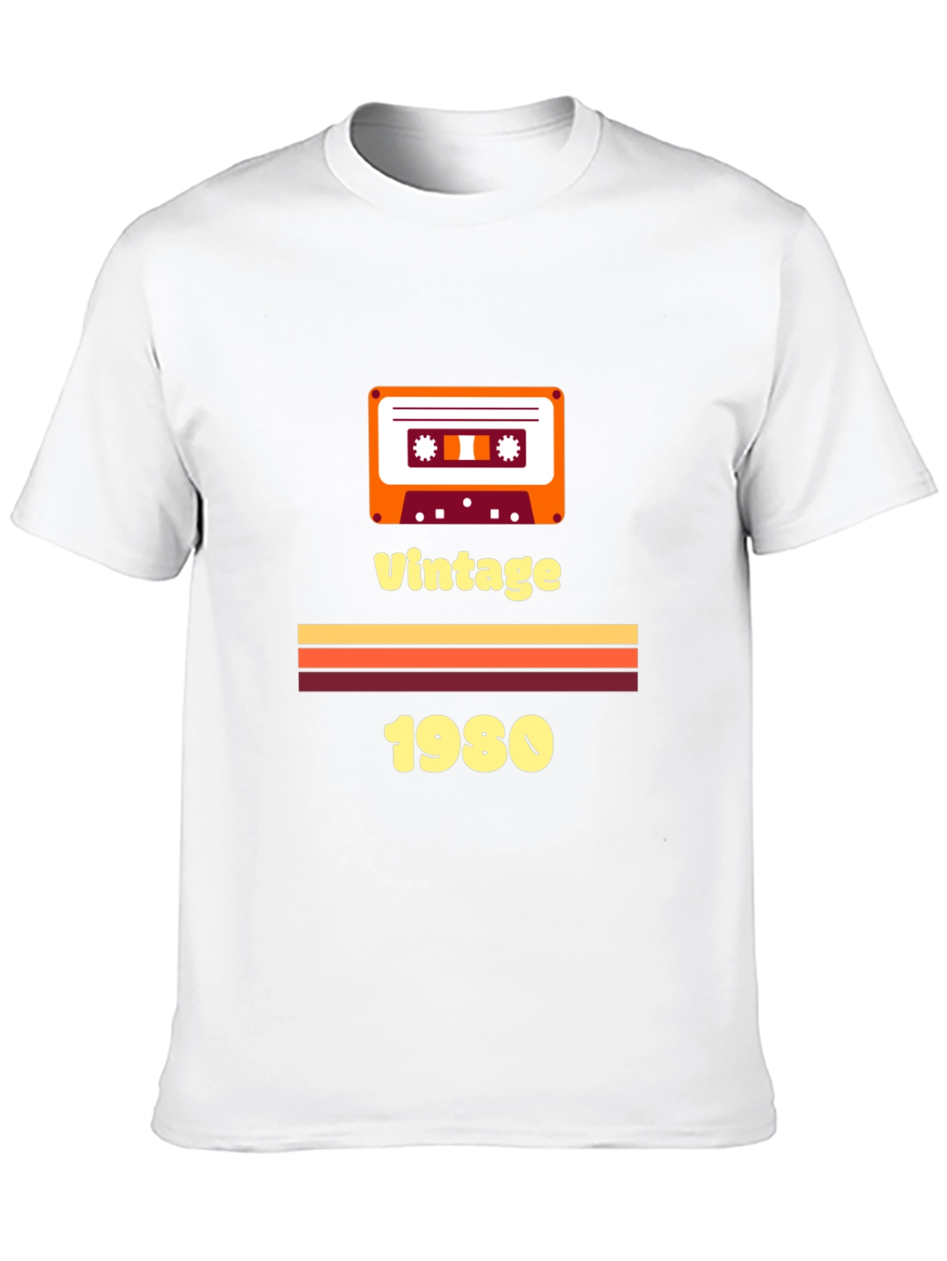 Black Vintage 1980s Cassette Tape Graphic T-Shirt view 10