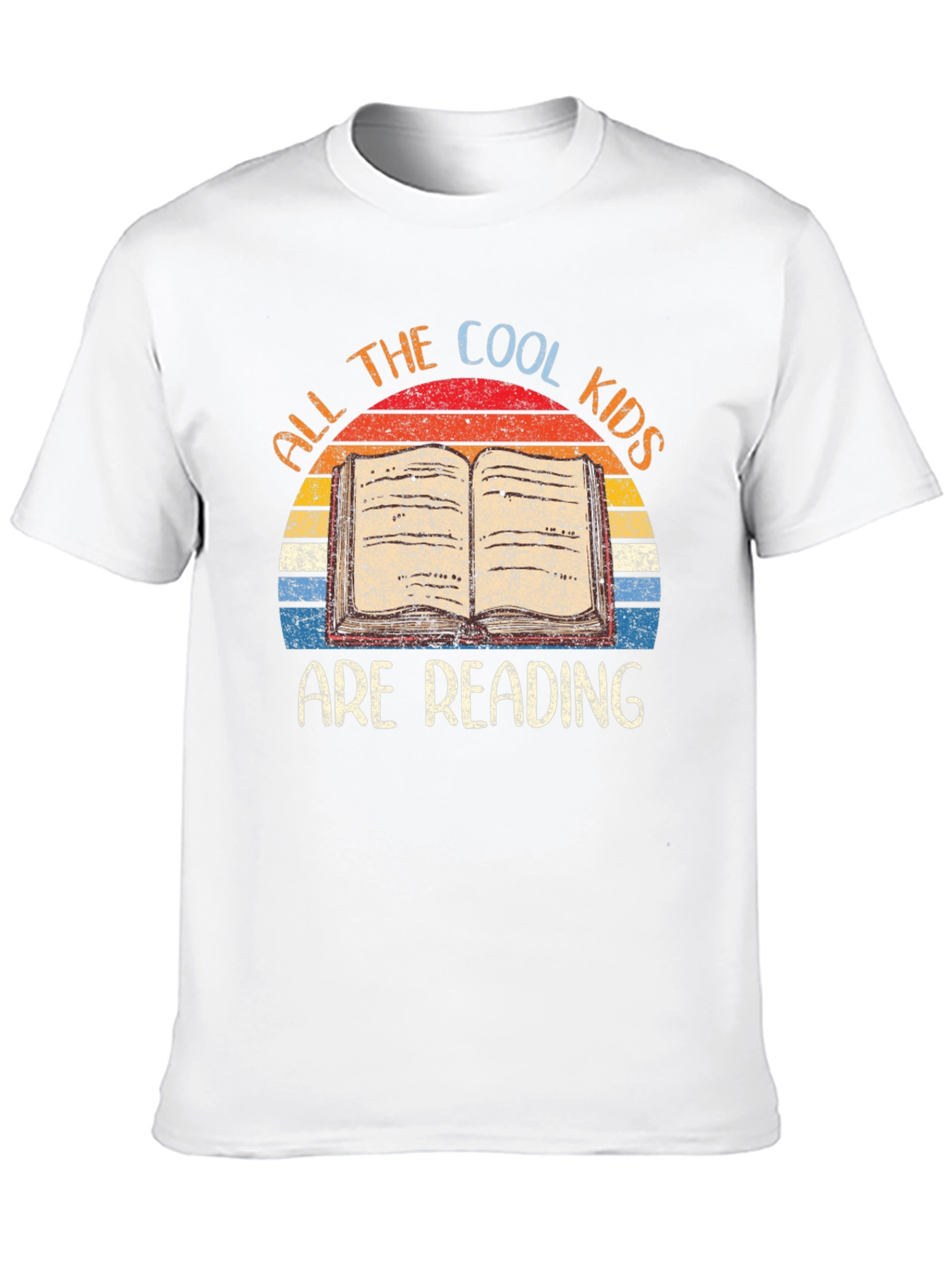Black Cool Kids Reading T-Shirt view 10