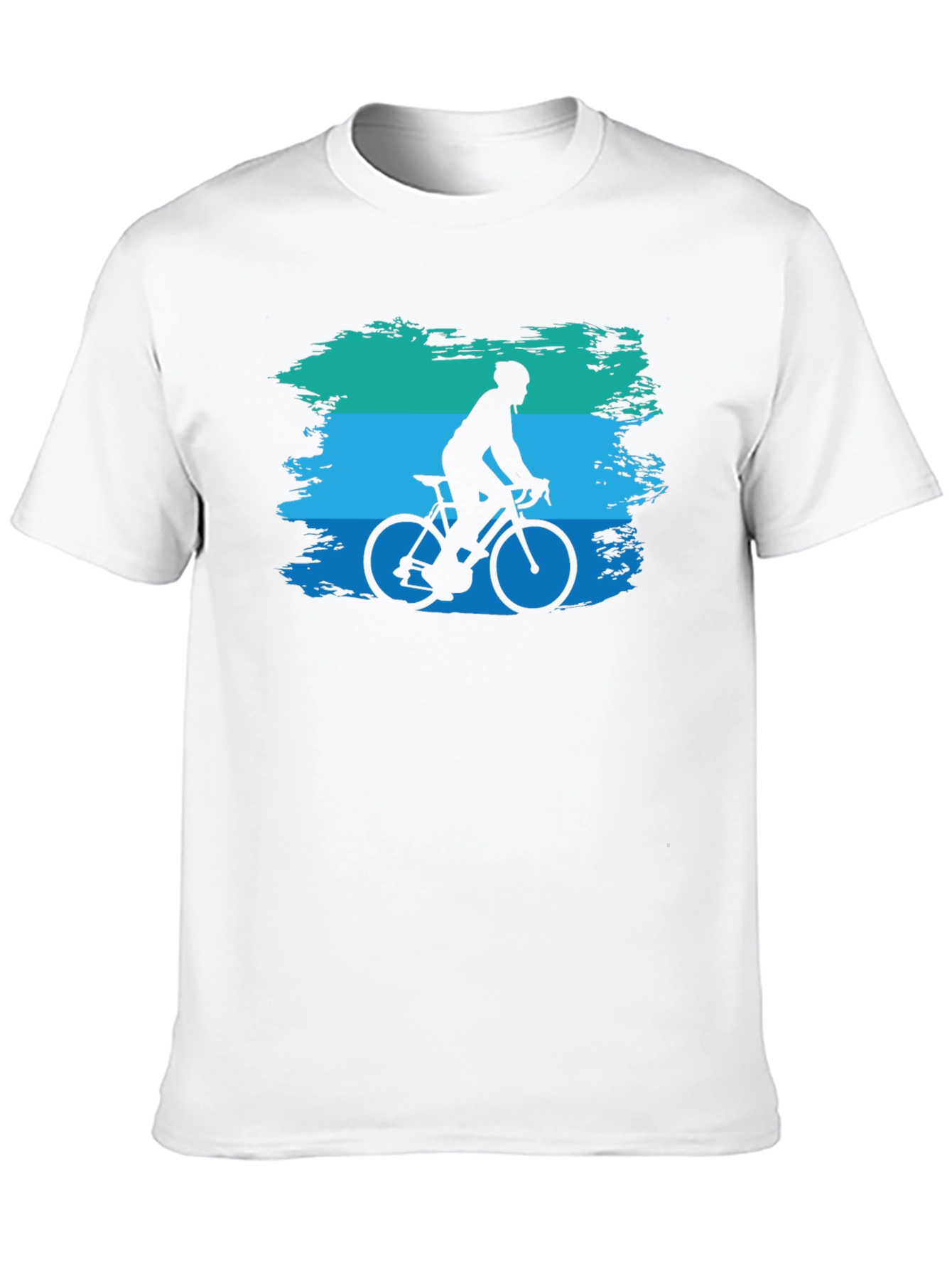 Black Cycling Silhouette Graphic Tee - Black view 10