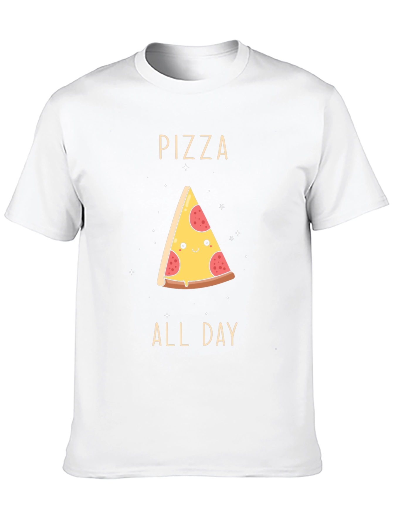 Black Pizza All Day Graphic T-Shirt view 10