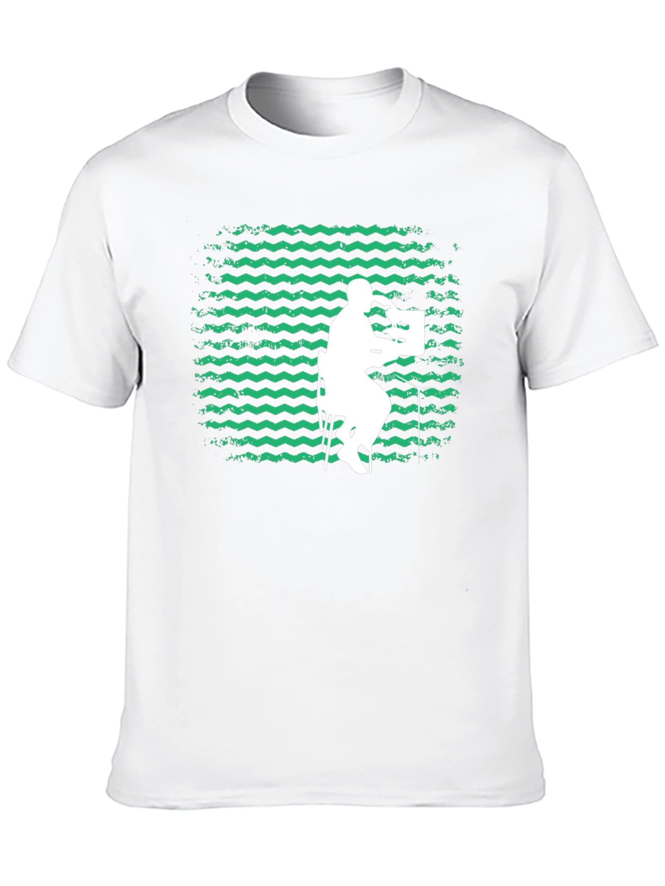 Black Retro Silhouette T-Shirt view 10