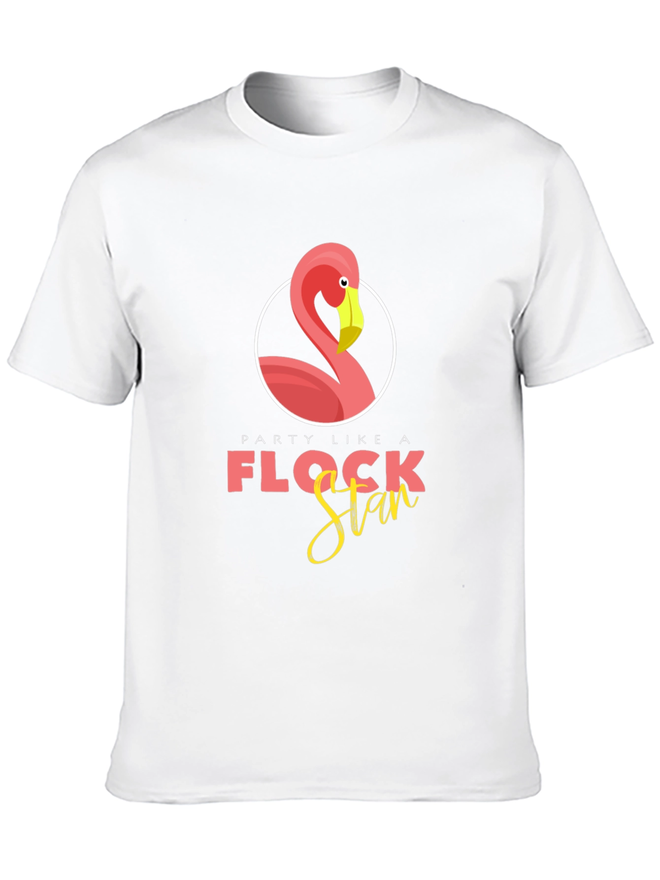 Black Party Like a Flock Star T-Shirt view 10
