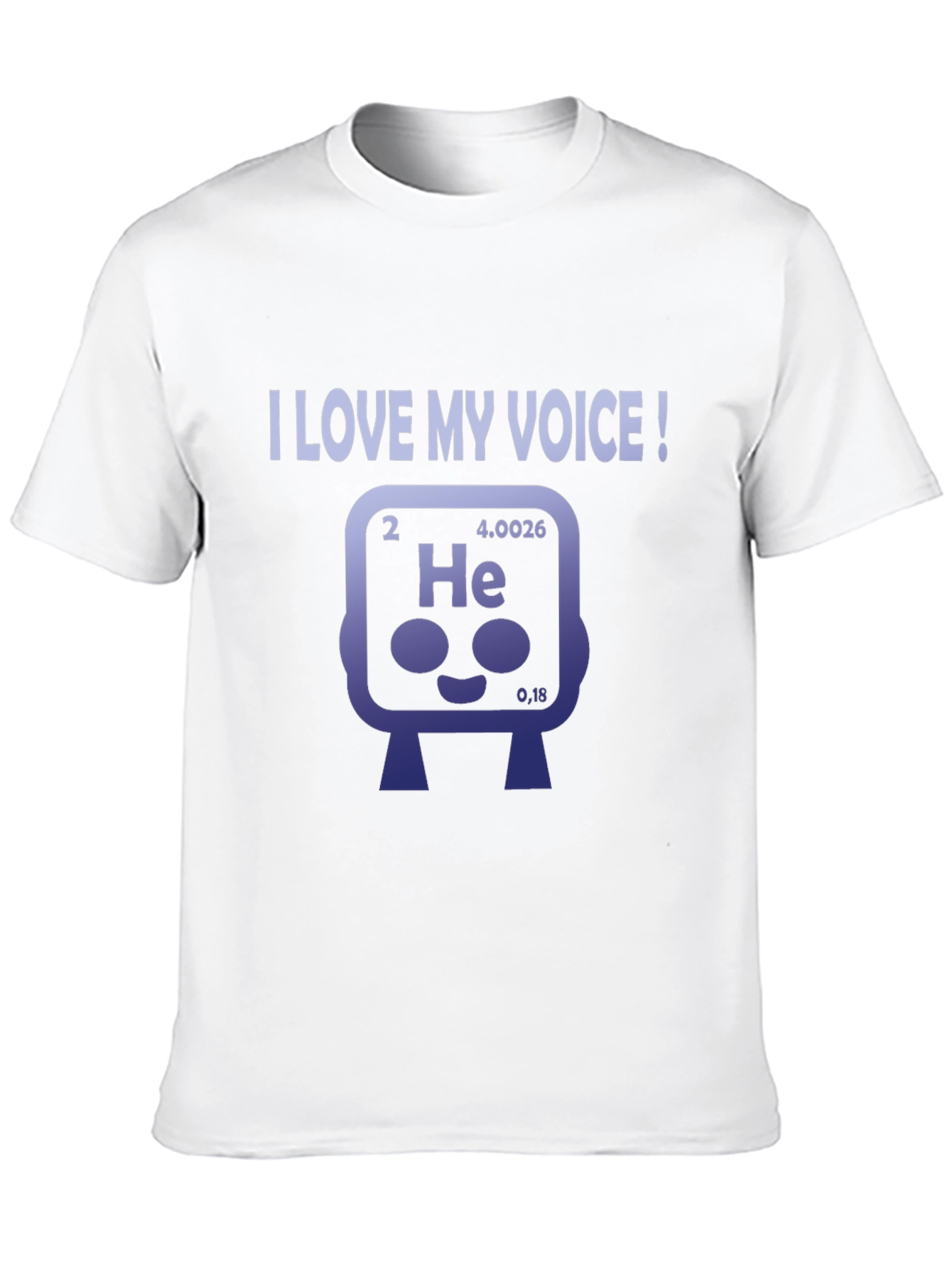 Black I Love My Voice Helium Element T-Shirt view 10