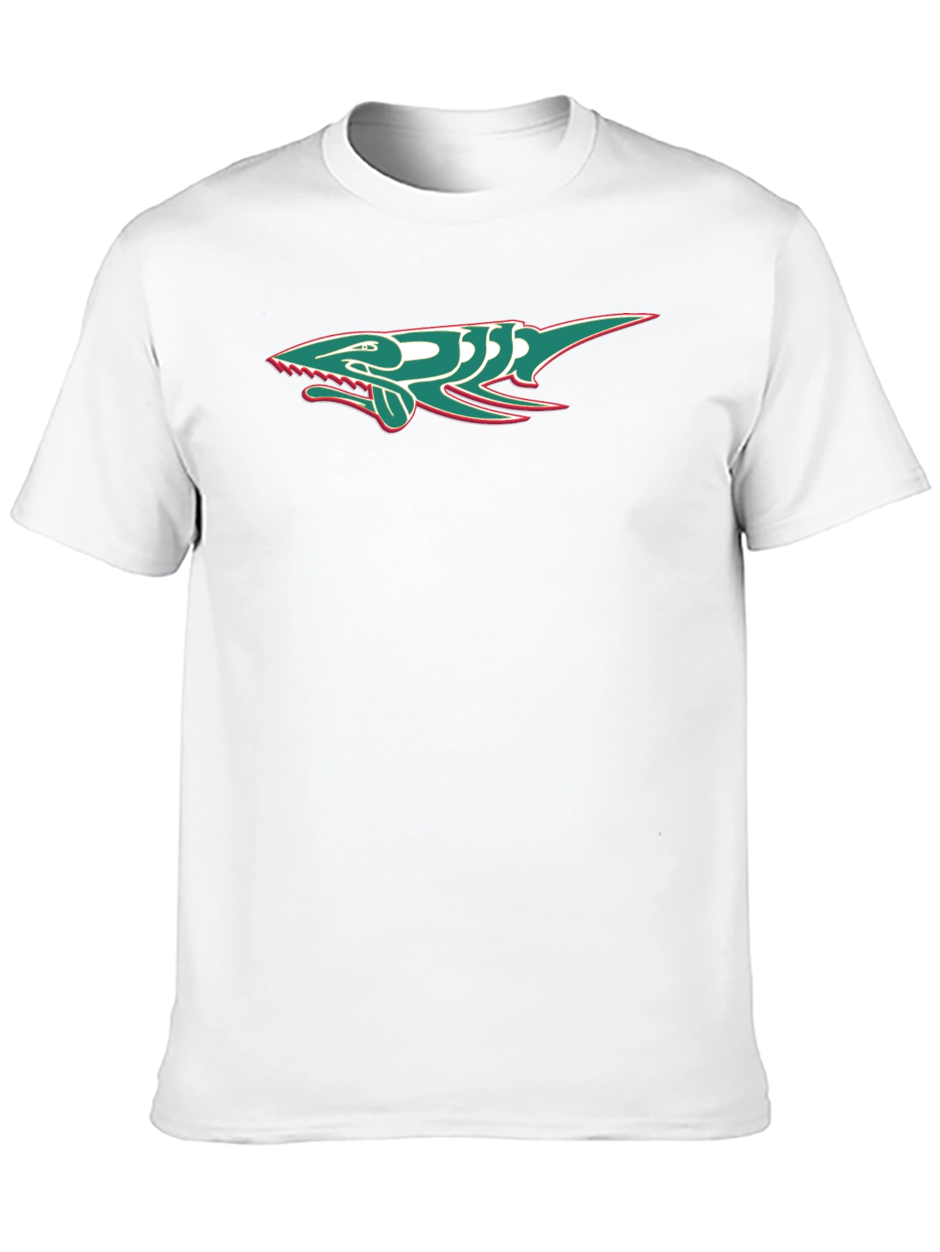 Black Unique Shark Graphic Black T-Shirt view 10