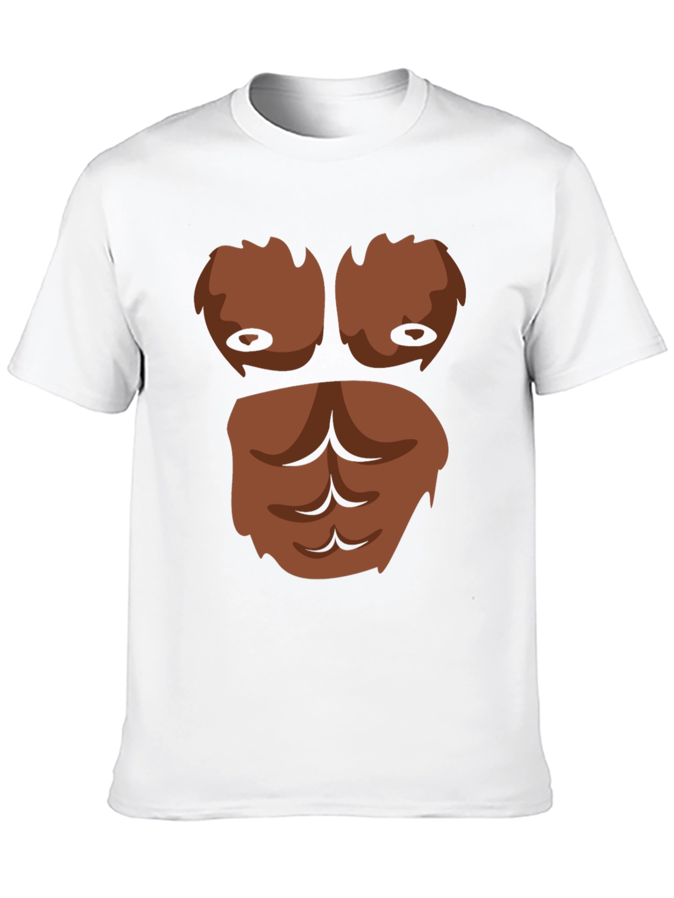Black Gorilla Chest Funny Graphic T-Shirt view 10
