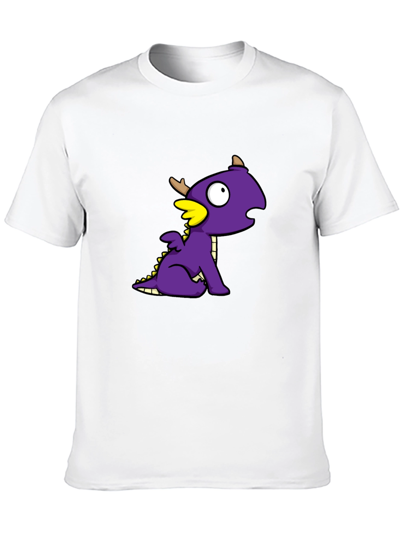 Black Dragon Cartoon Graphic T-Shirt view 10