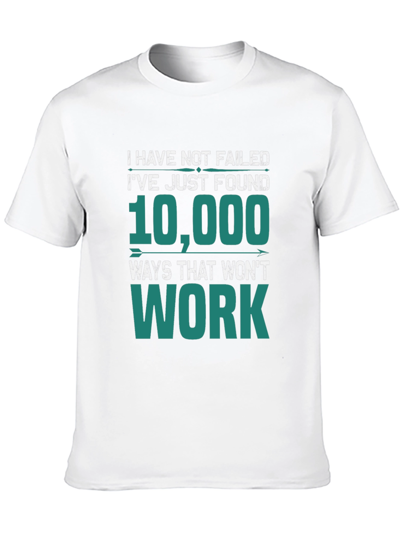 Black I Have Not Failed T-Shirt - Funny Quote Tee view 10