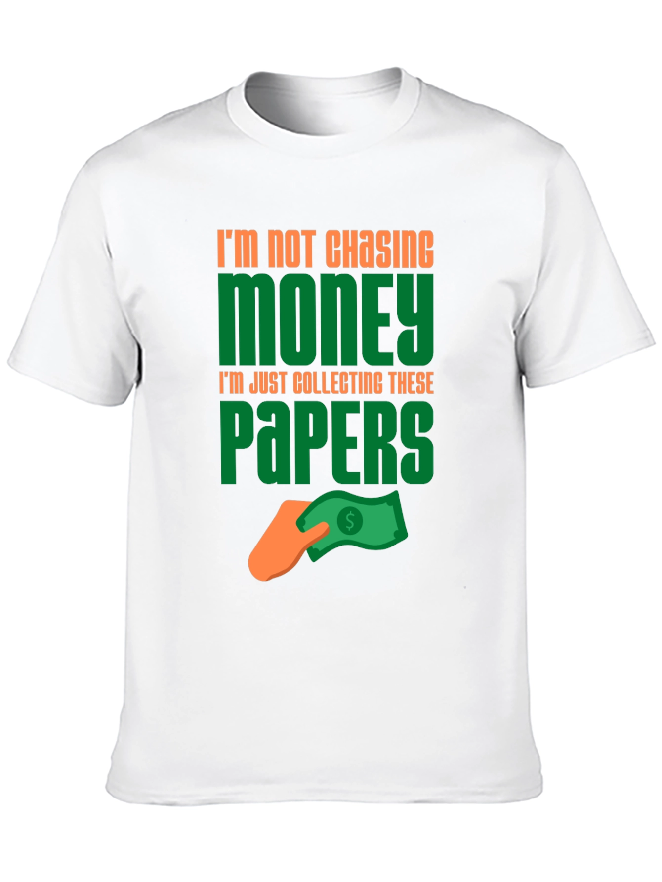Black Funny Money Collecting Graphic T-Shirt view 10
