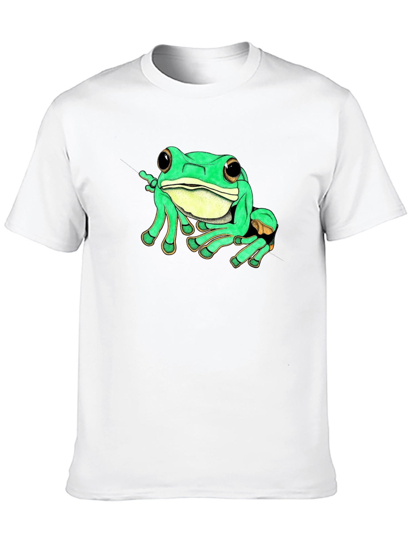 Black Cool Frog Graphic Tee - Black view 10