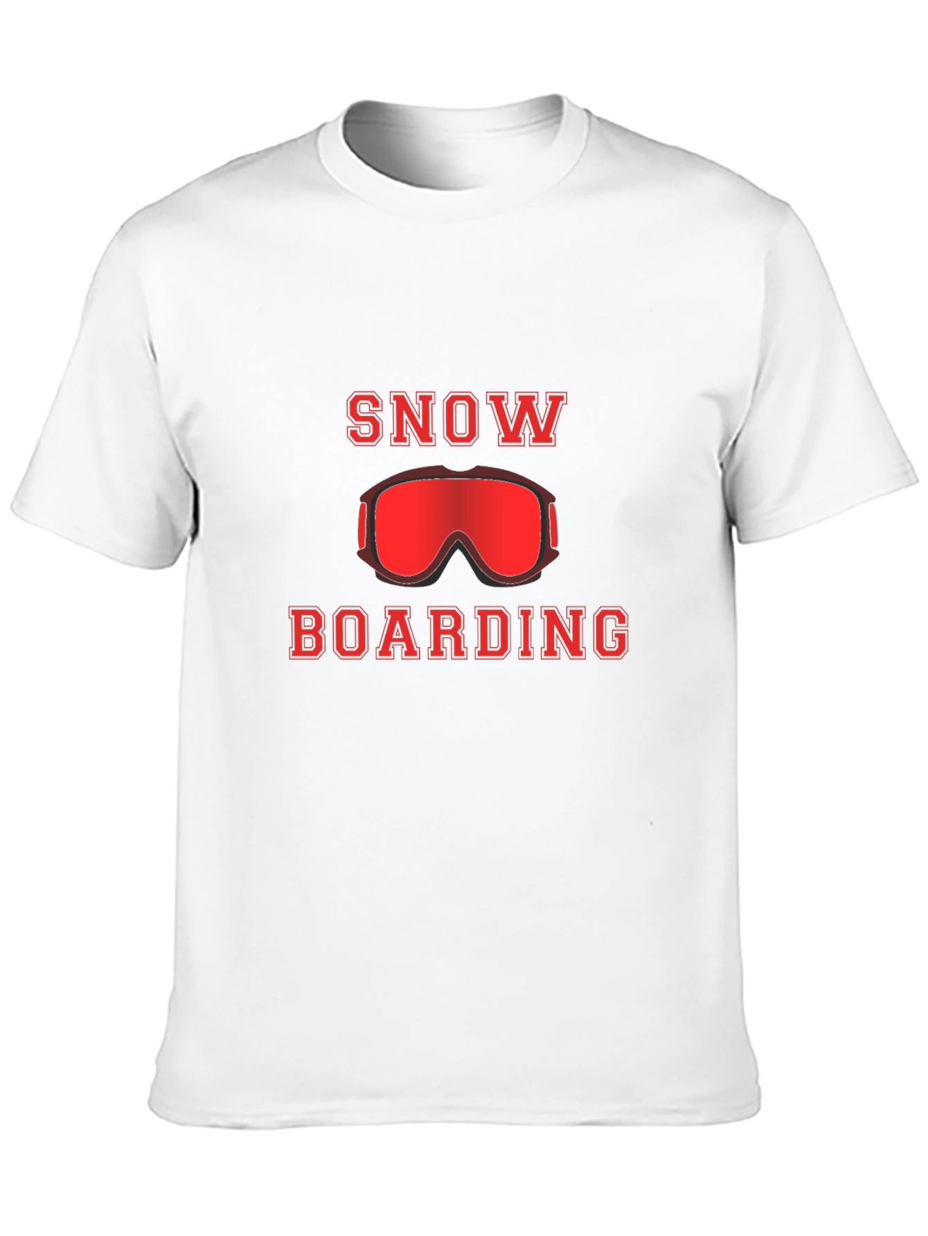 Black Snowboarding T-Shirt -  Sports Graphic Tee view 10