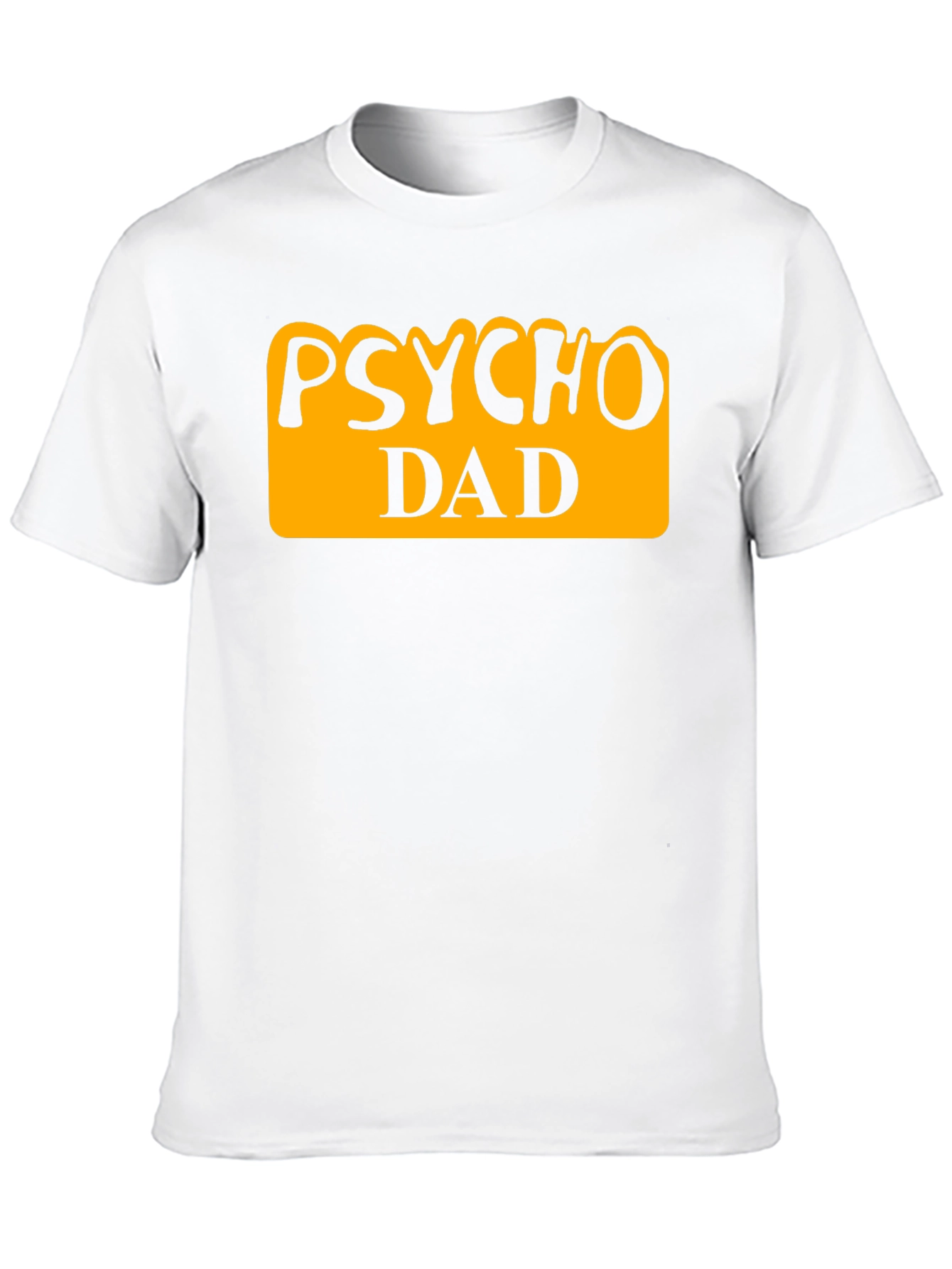 Black Psycho Dad Graphic Tee - Funny Father's Day Shirt view 10