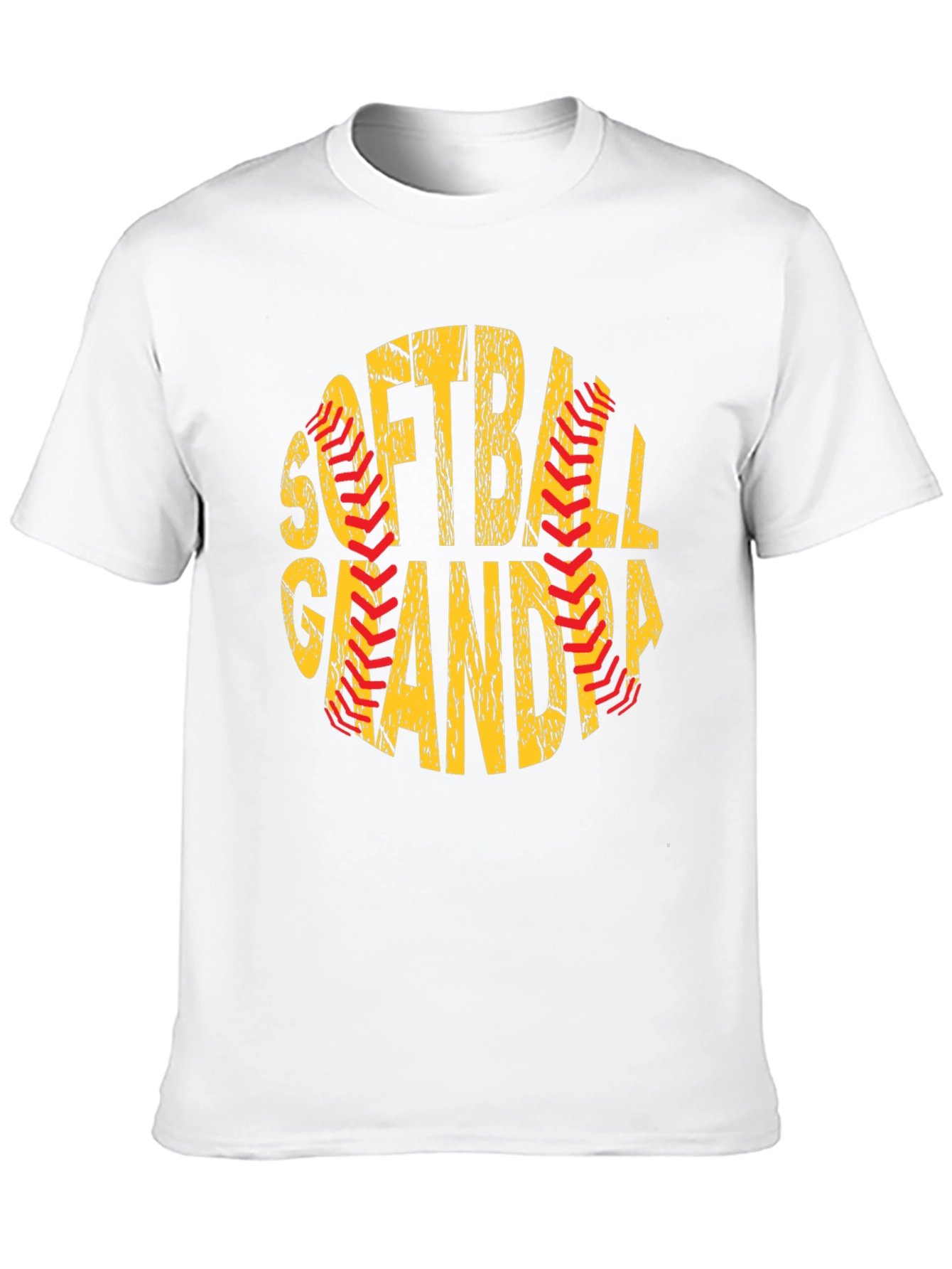 Black Softball Grandpa T-Shirt - Baseball Lover Gift view 10