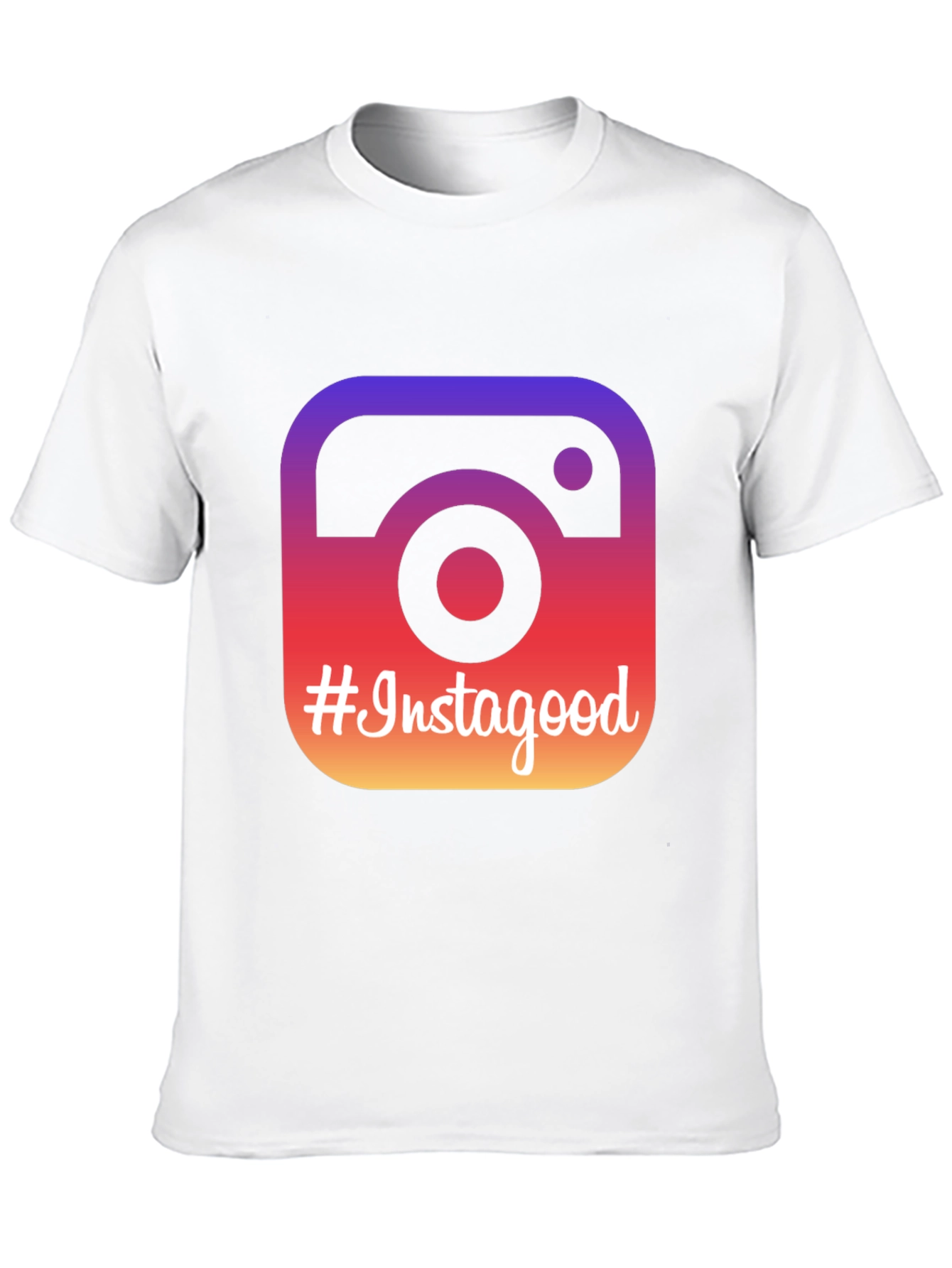 Black Instagood Graphic Tee - Stylish Black T-Shirt view 10