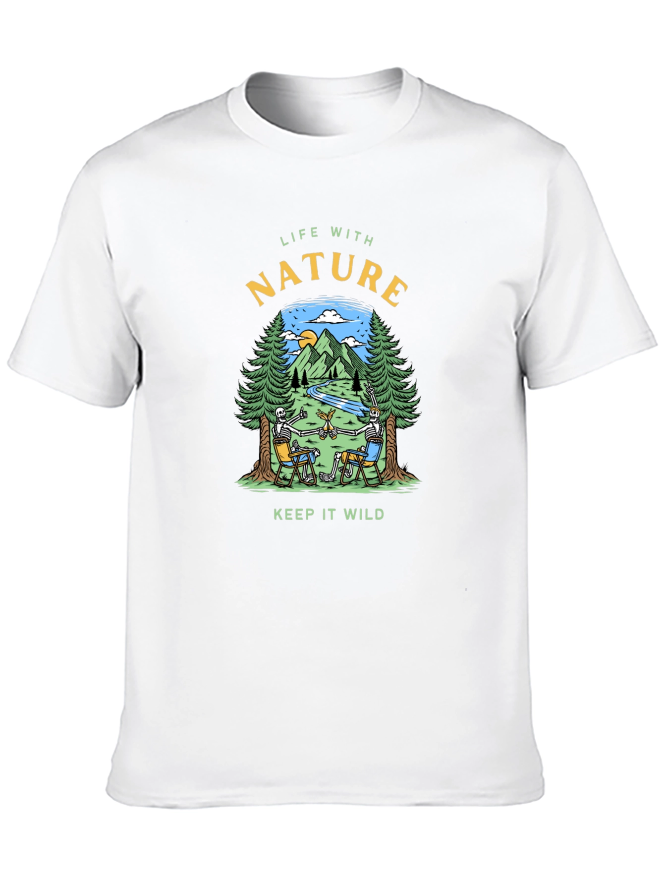 Black Life With Nature Graphic T-Shirt view 10