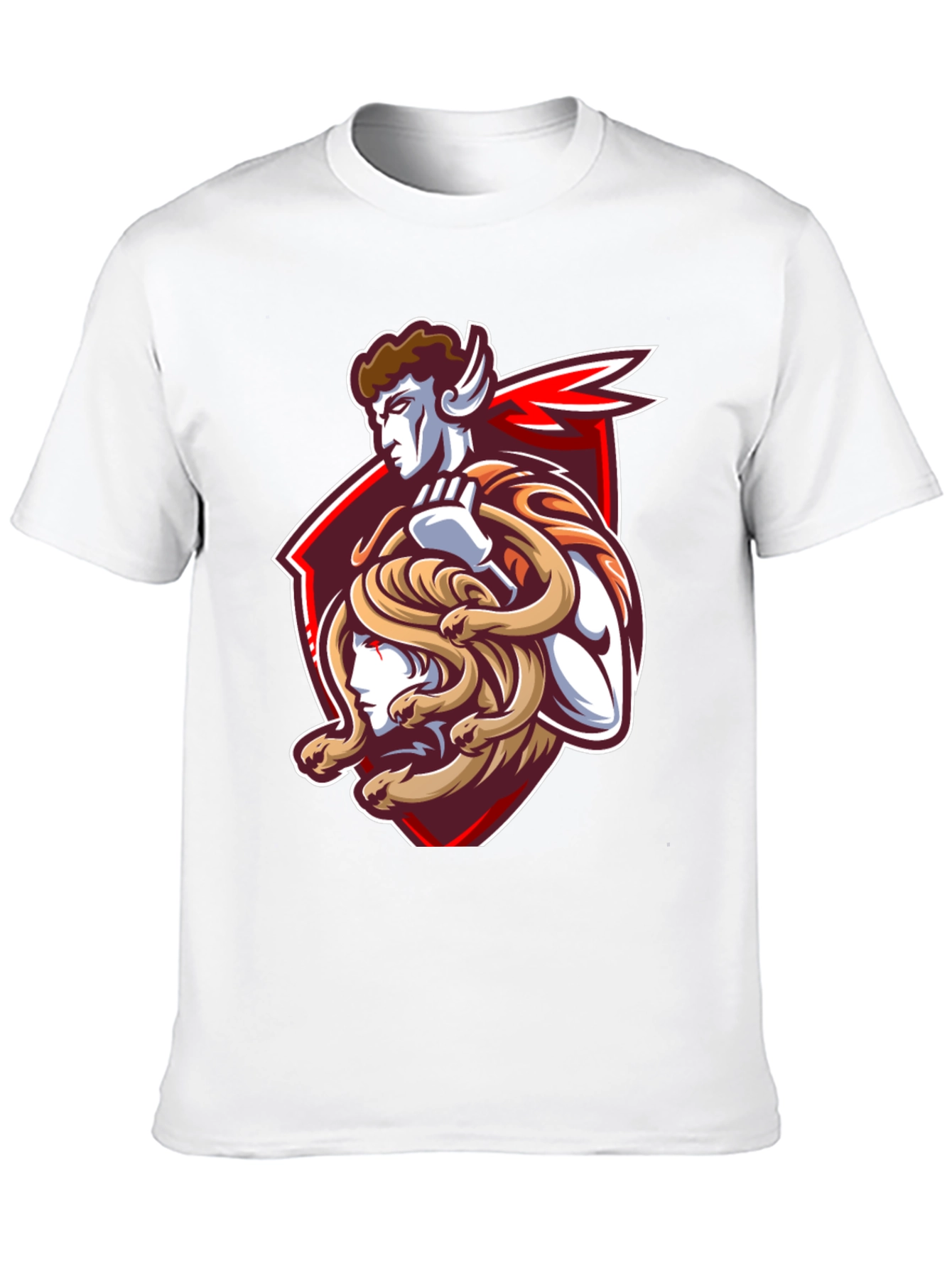 Black Medusa Graphic Black T-Shirt view 10