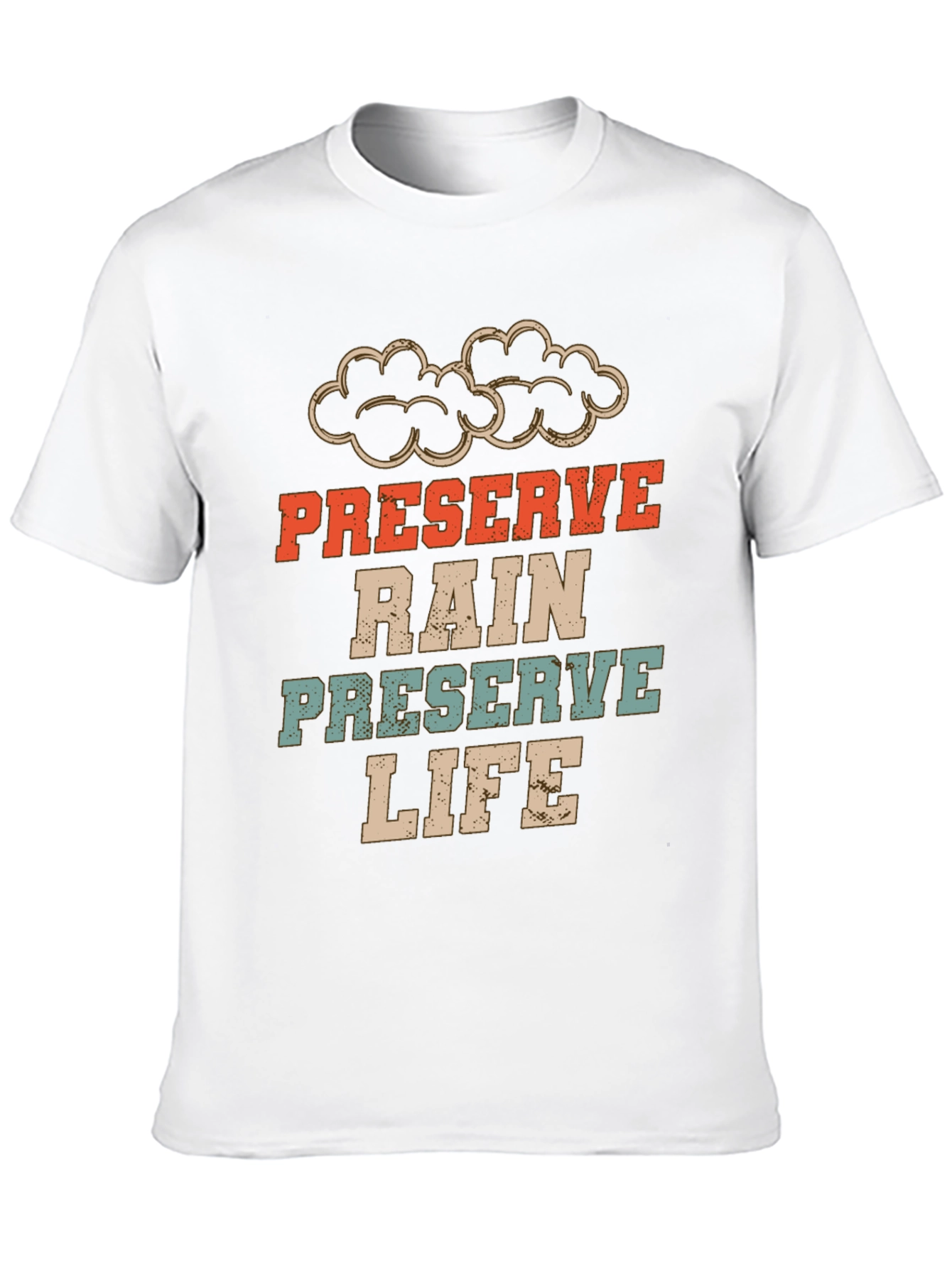 Black Preserve Rain, Preserve Life Graphic Tee view 10
