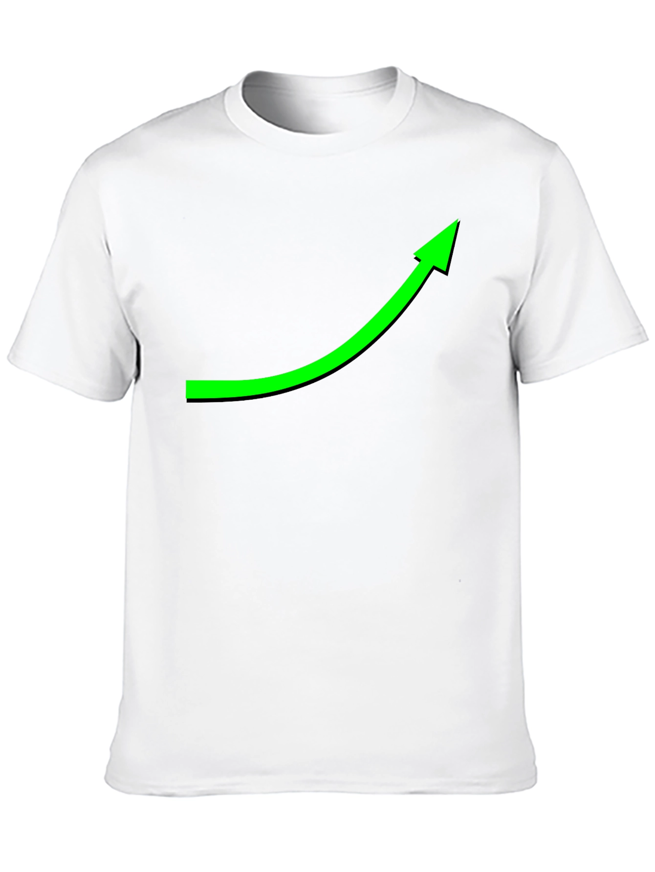 Black Upward Trend Tee - Black T-Shirt view 10