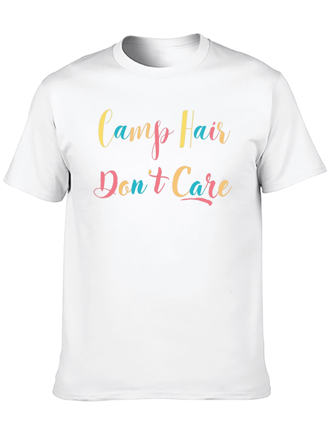 Black Camp Hair Don't Care T-Shirt view 10