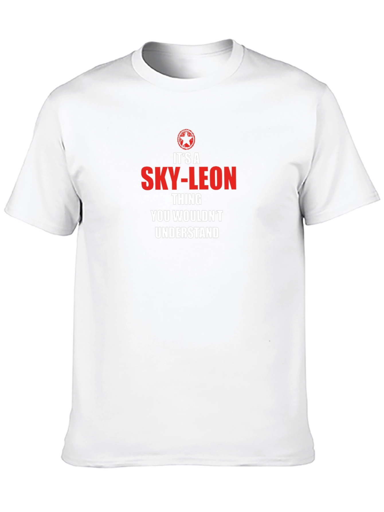 Black It's a Sky-Leon Thing T-Shirt view 10