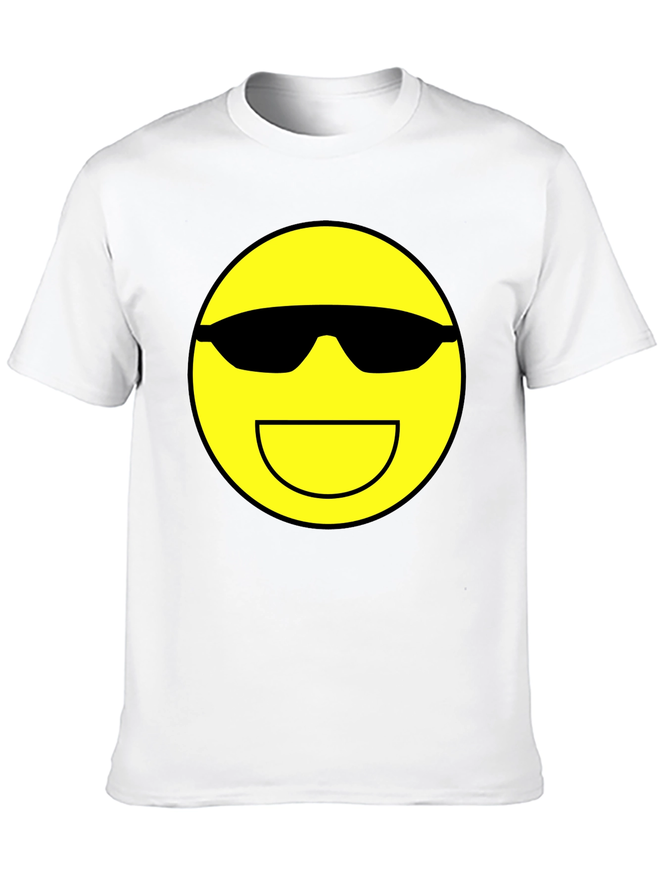 Black Cool Emoji Graphic Tee - Black view 10