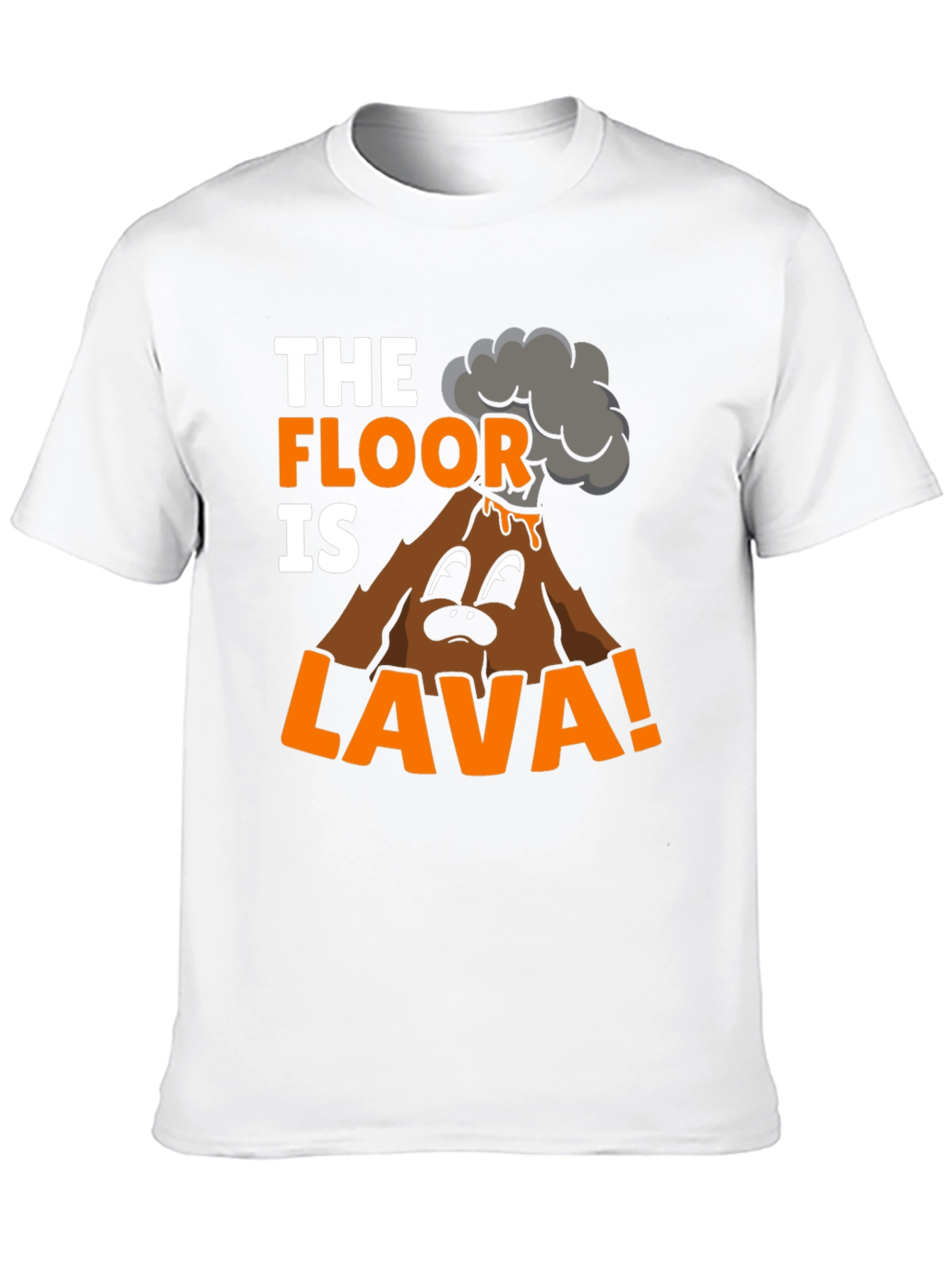 Black The Floor Is Lava Graphic T-Shirt view 10